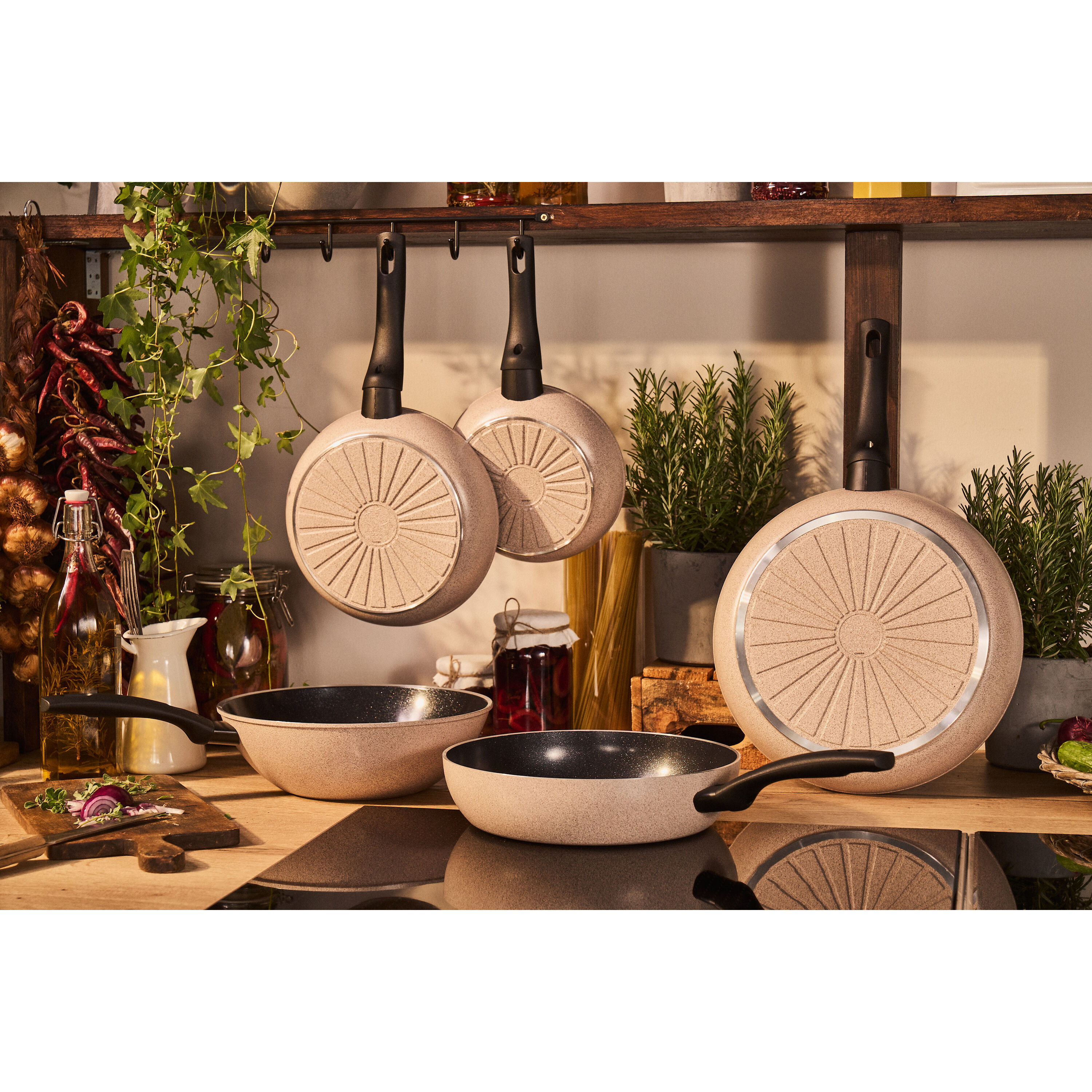 BALLARINI        Ledro                Bratpfanne, 20 cm, Aluminium, Keramische Antihaftbeschichtung