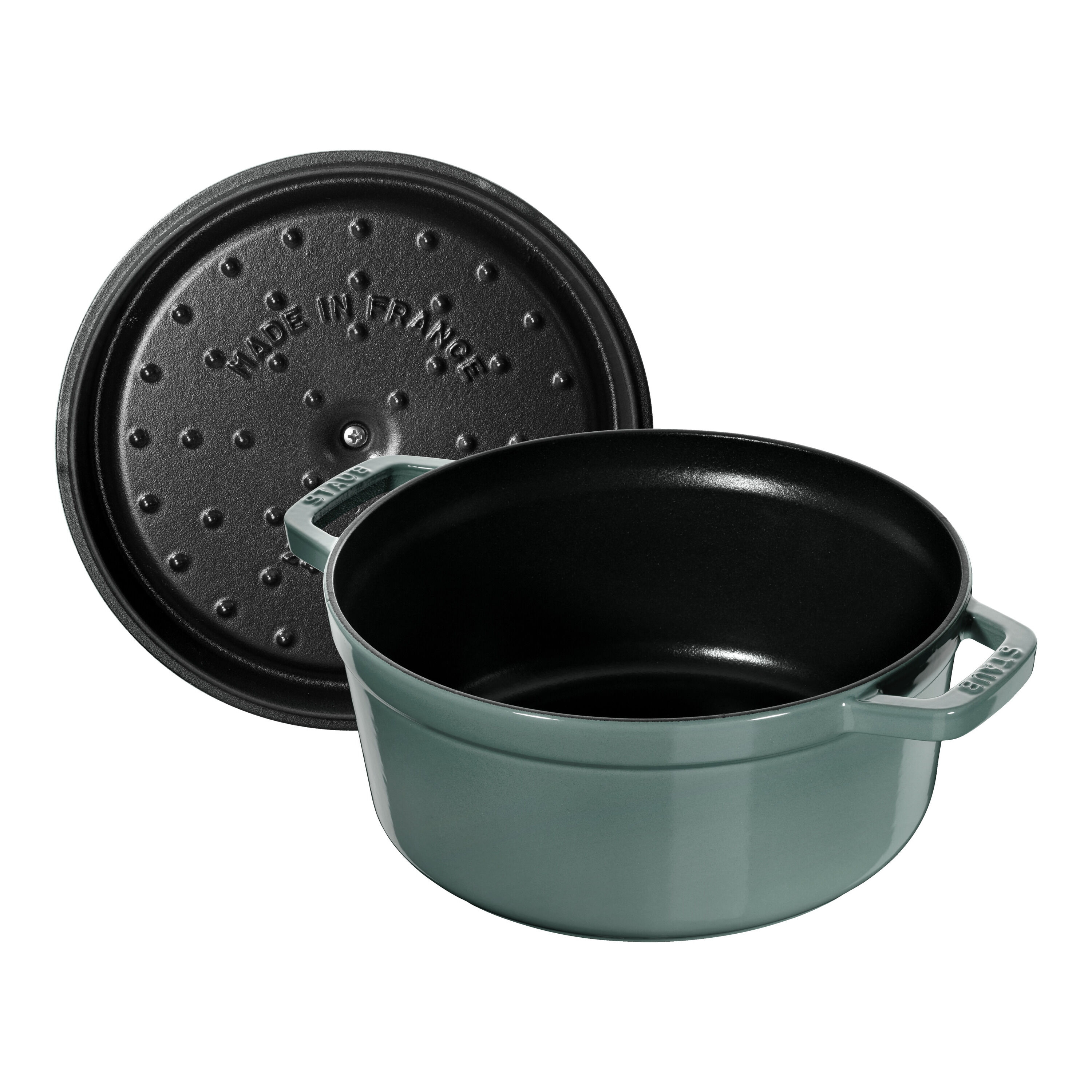 Staub        La Cocotte                Cocotte 24 cm, rund, Eukalyptus, Gusseisen