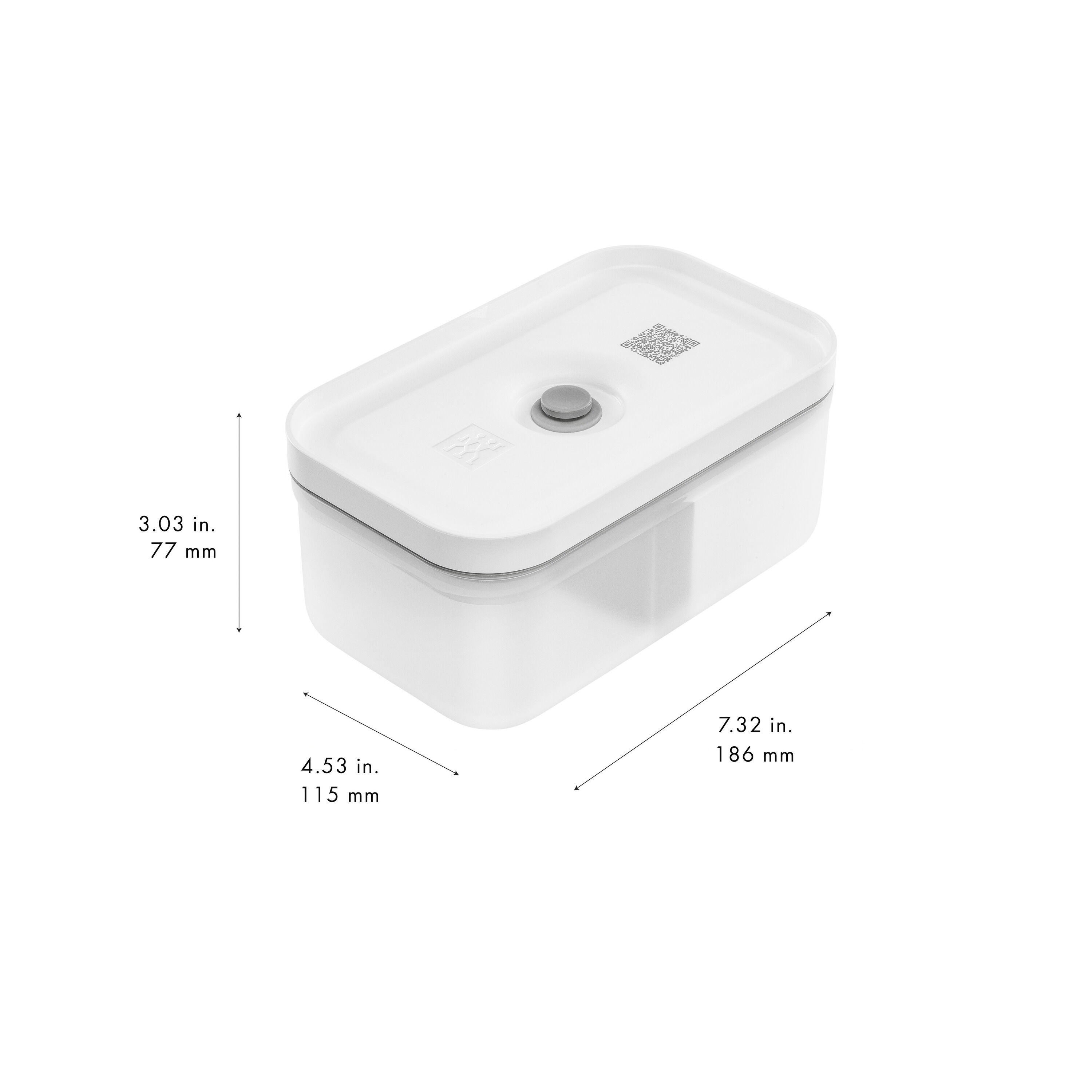 ZWILLING        Fresh & Save                Vakuum Lunchbox M, Kunststoff, Semitransparent-Grau