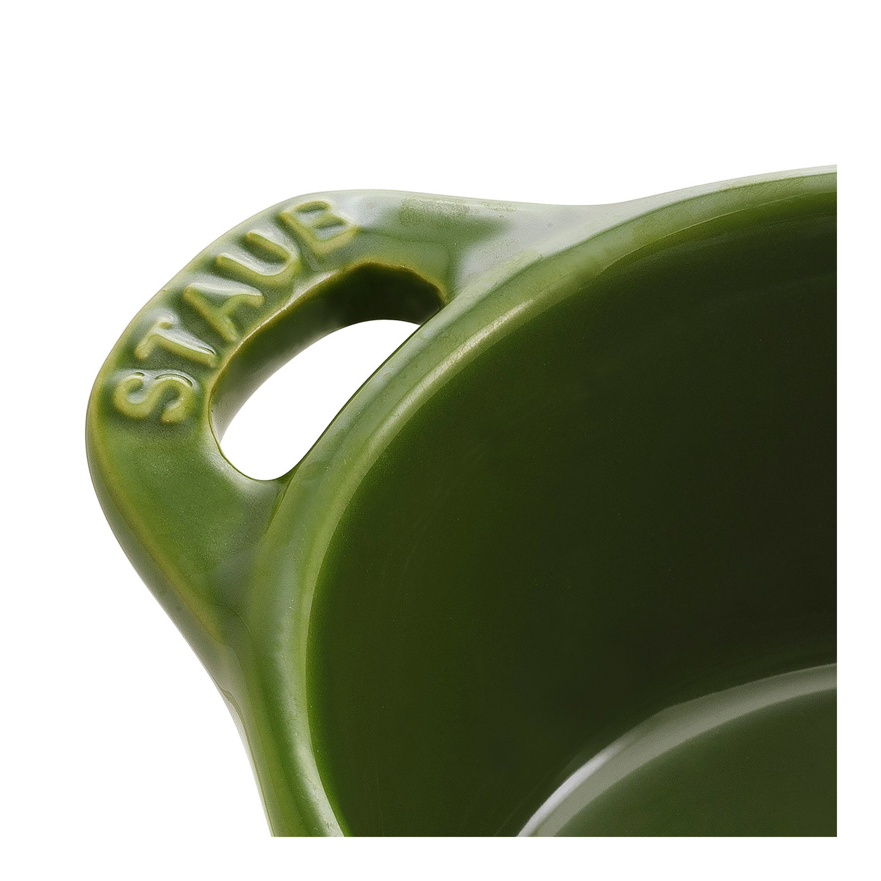 Staub        Ceramique                Mini Cocotte 10 cm, rund, Basilikum-Grün, Keramik