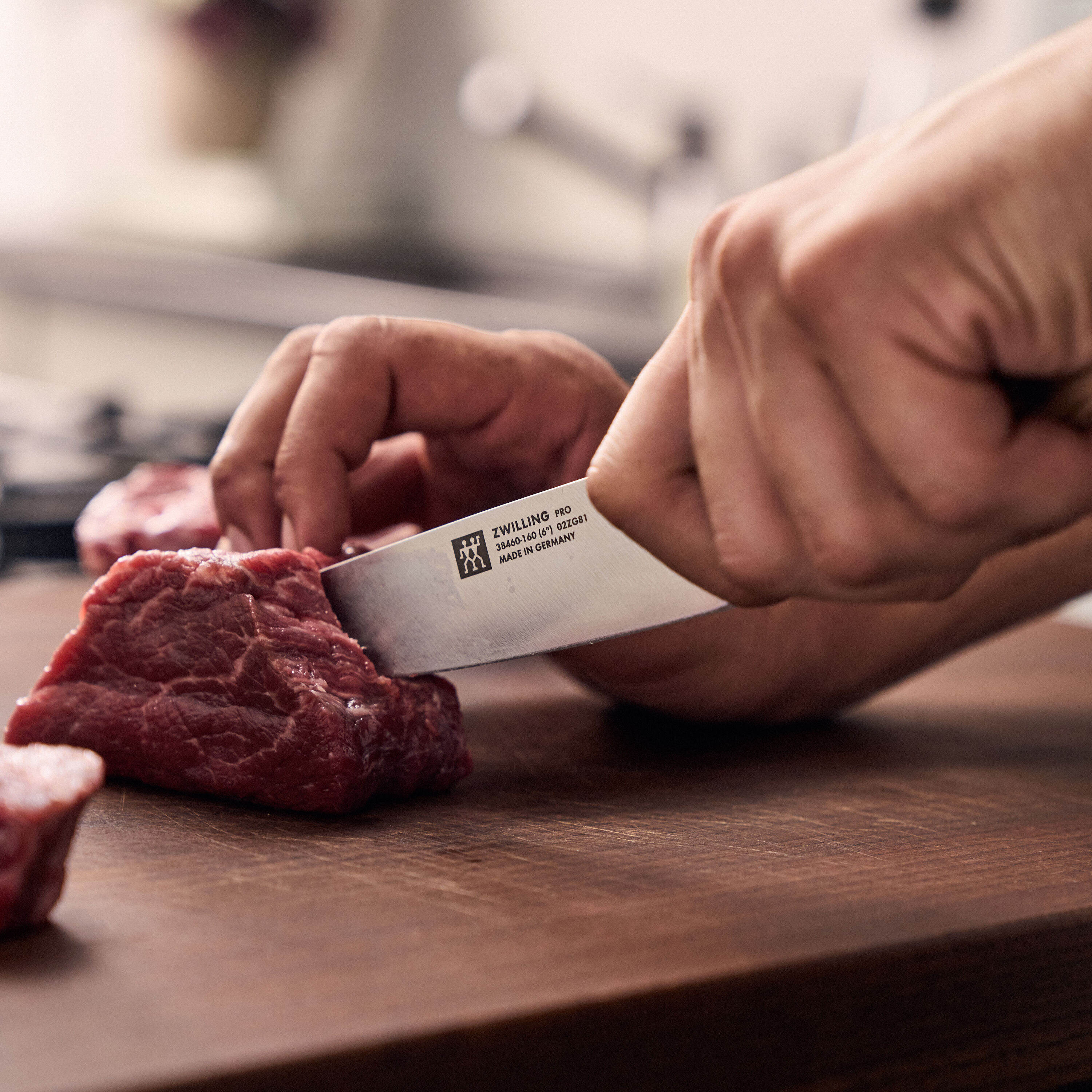 ZWILLING        Pro Wood                Fleischmesser 16 cm, Glattschliff