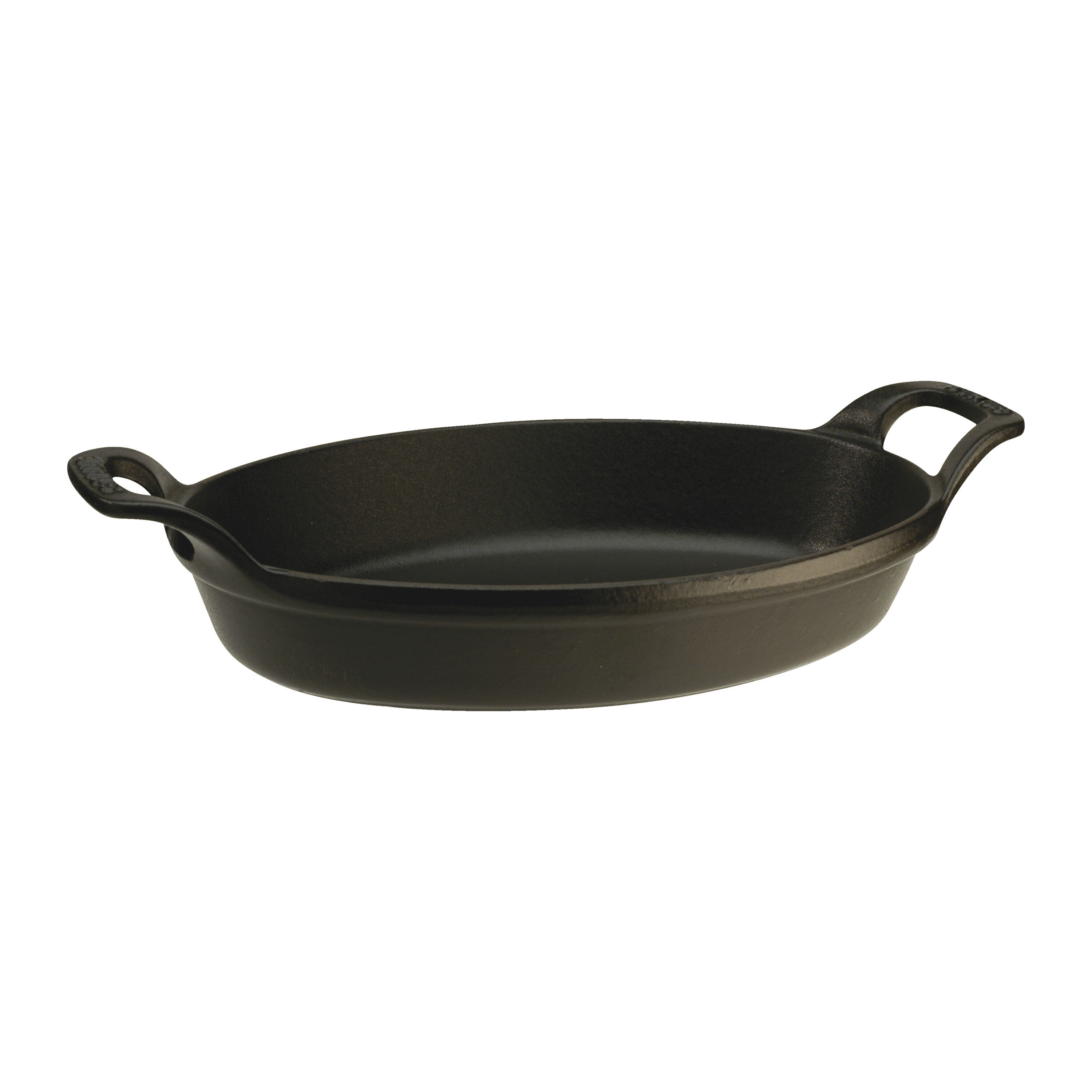 Staub        Specialities                Ofenform 21 cm, oval, Schwarz, Gusseisen