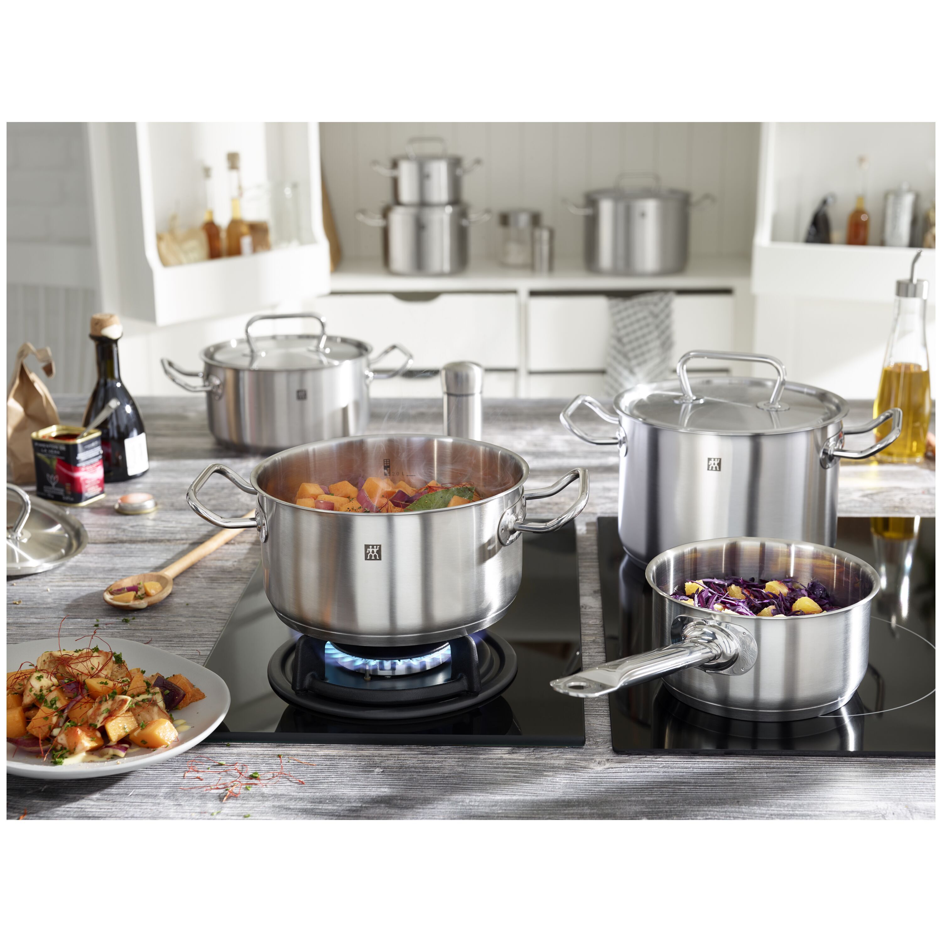 ZWILLING        TWIN Classic                Stieltopf 18 cm, 18/10 Edelstahl, Silber