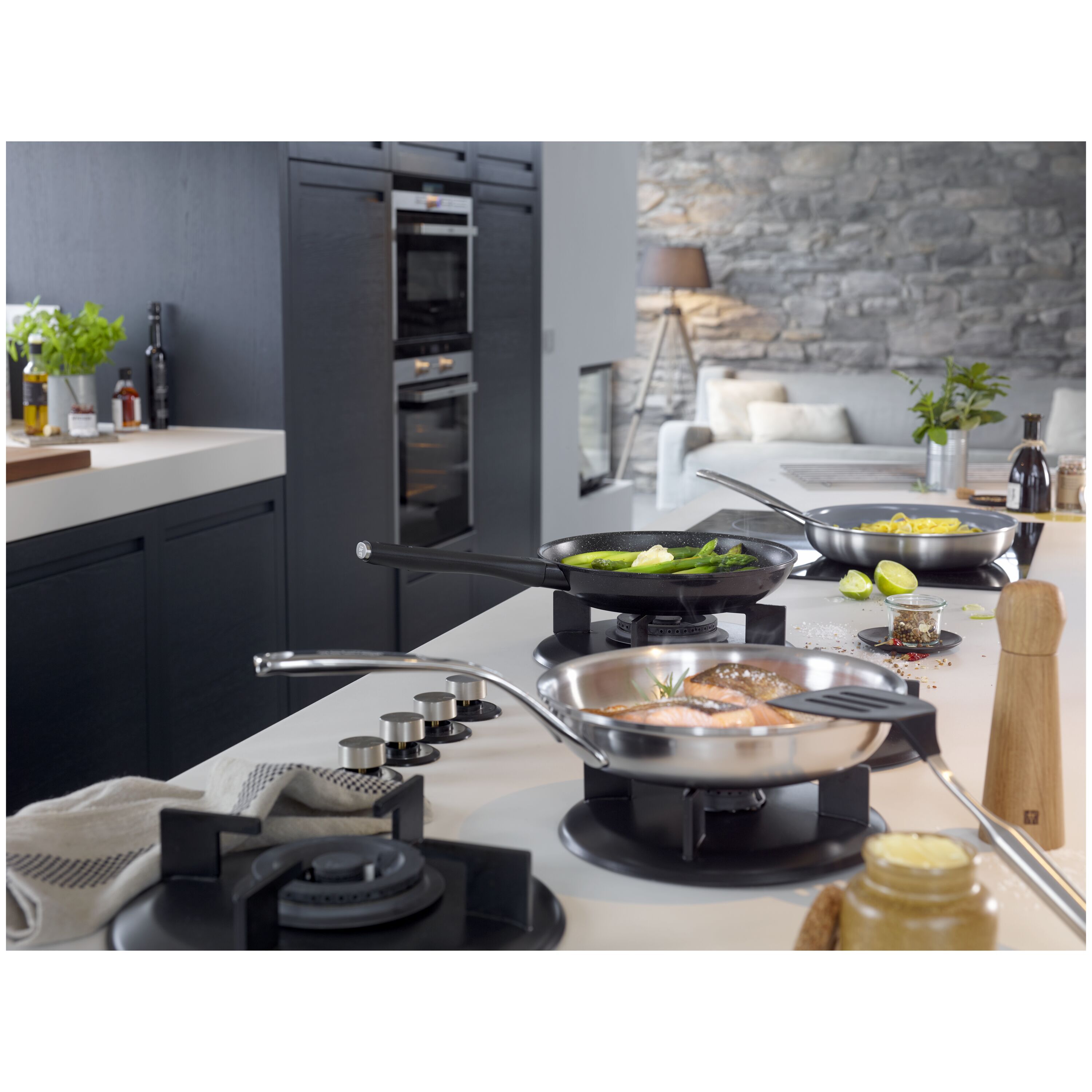 Demeyere        Proline 7                Bratpfanne 32 cm, 18/10 Edelstahl, Silber