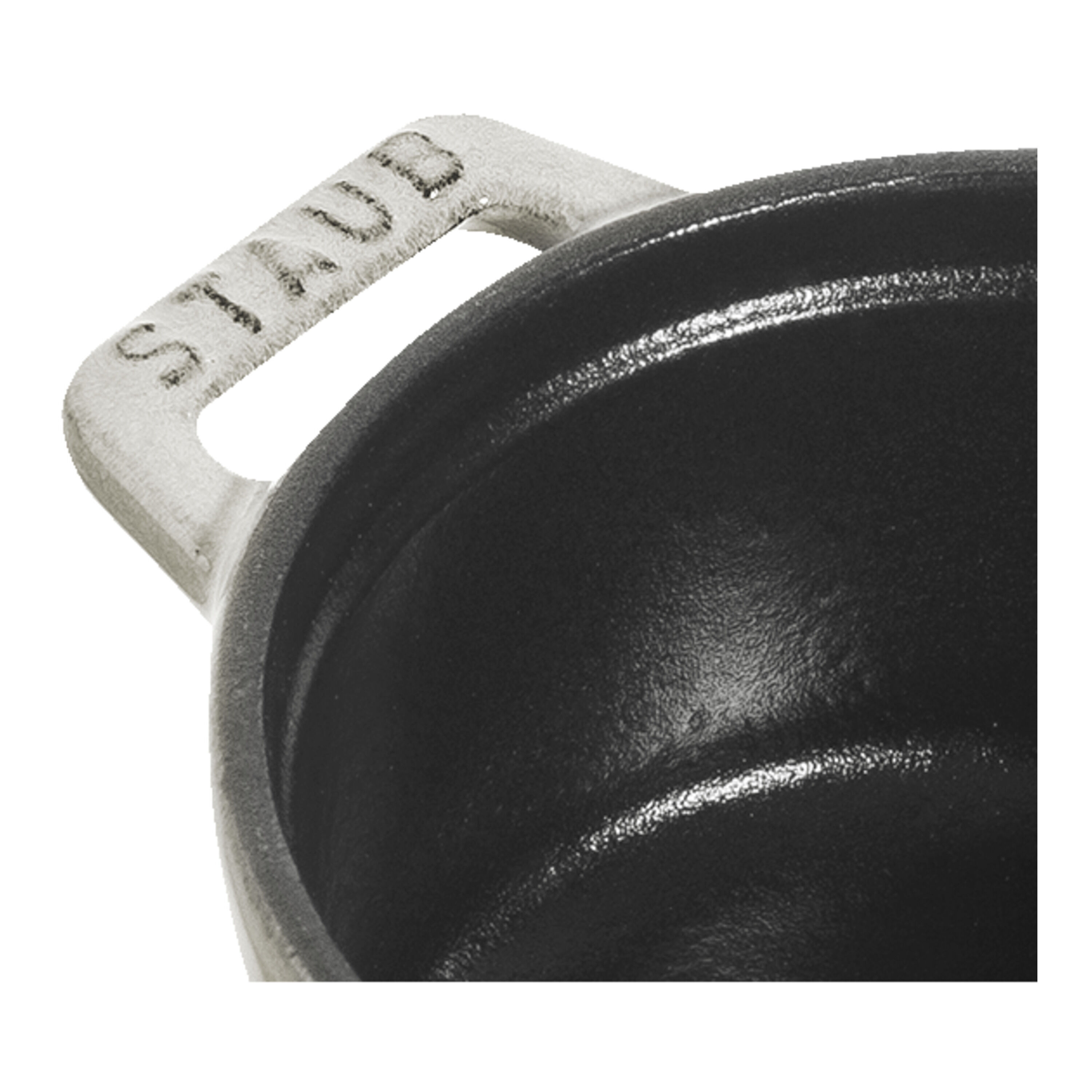 Staub        La Cocotte                Mini Cocotte 10 cm, rund, Weisser Trüffel, Gusseisen