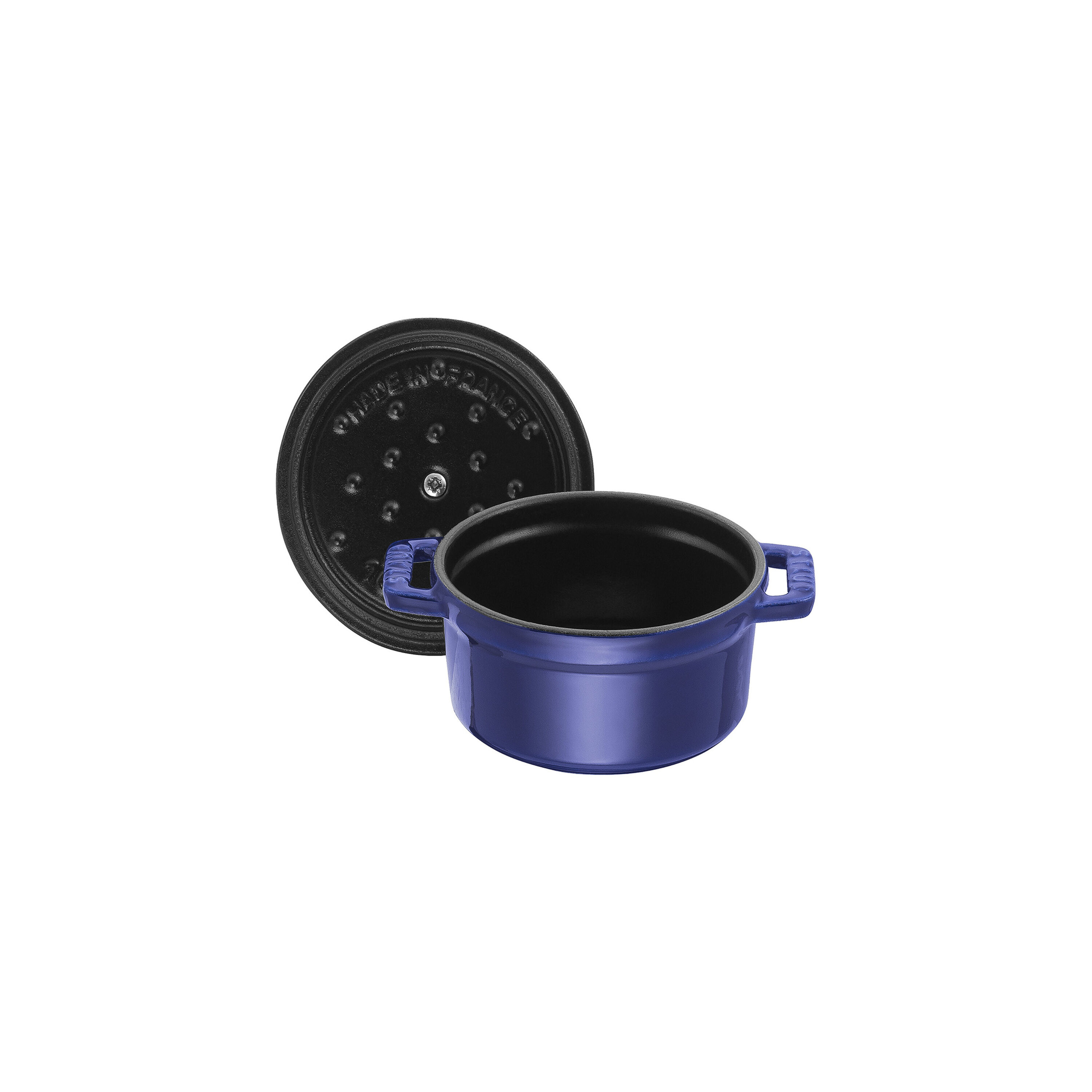 Staub        La Cocotte                Mini Cocotte 10 cm, rund, Dunkelblau, Gusseisen