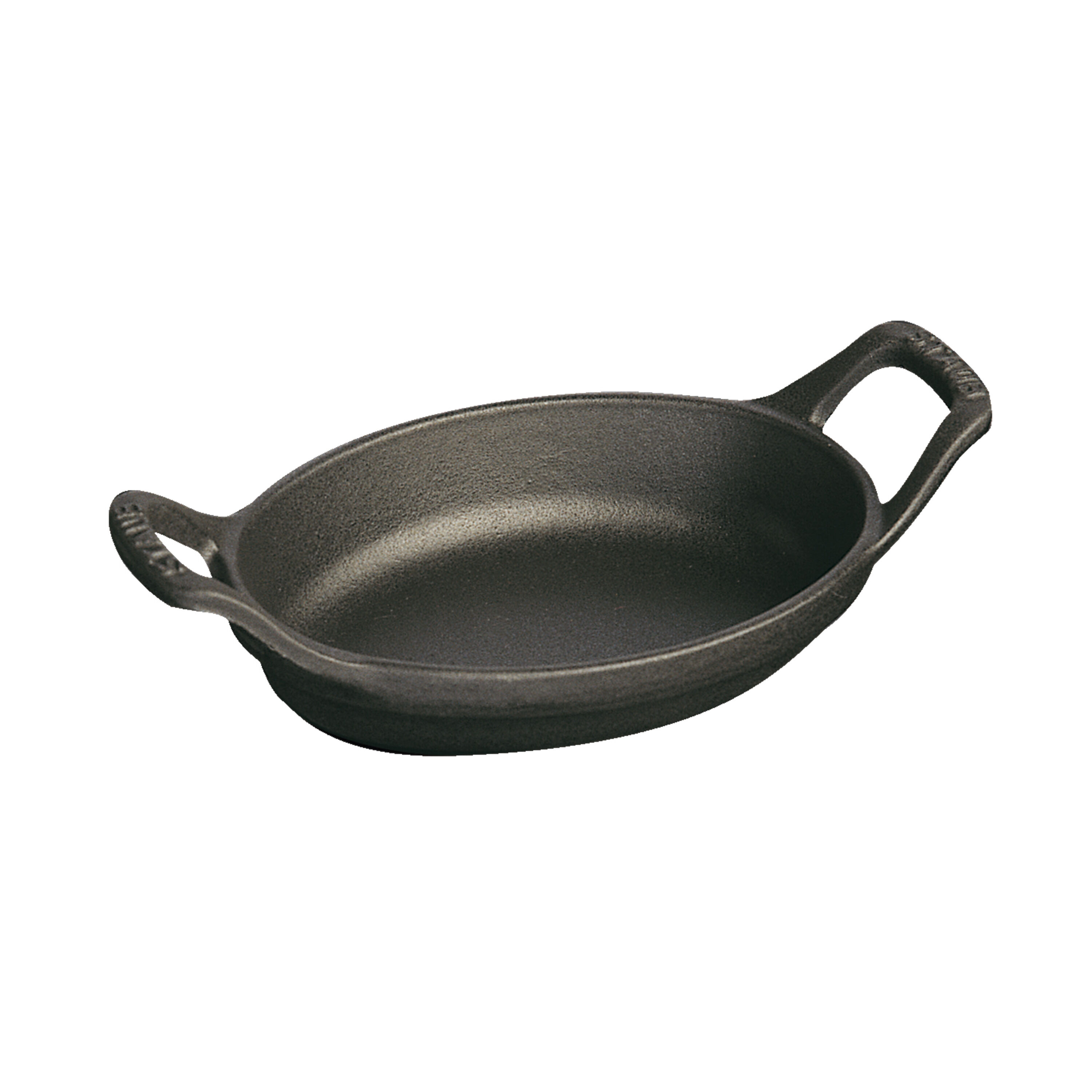 Staub        Specialities                Ofenform 15 cm, oval, Schwarz, Gusseisen