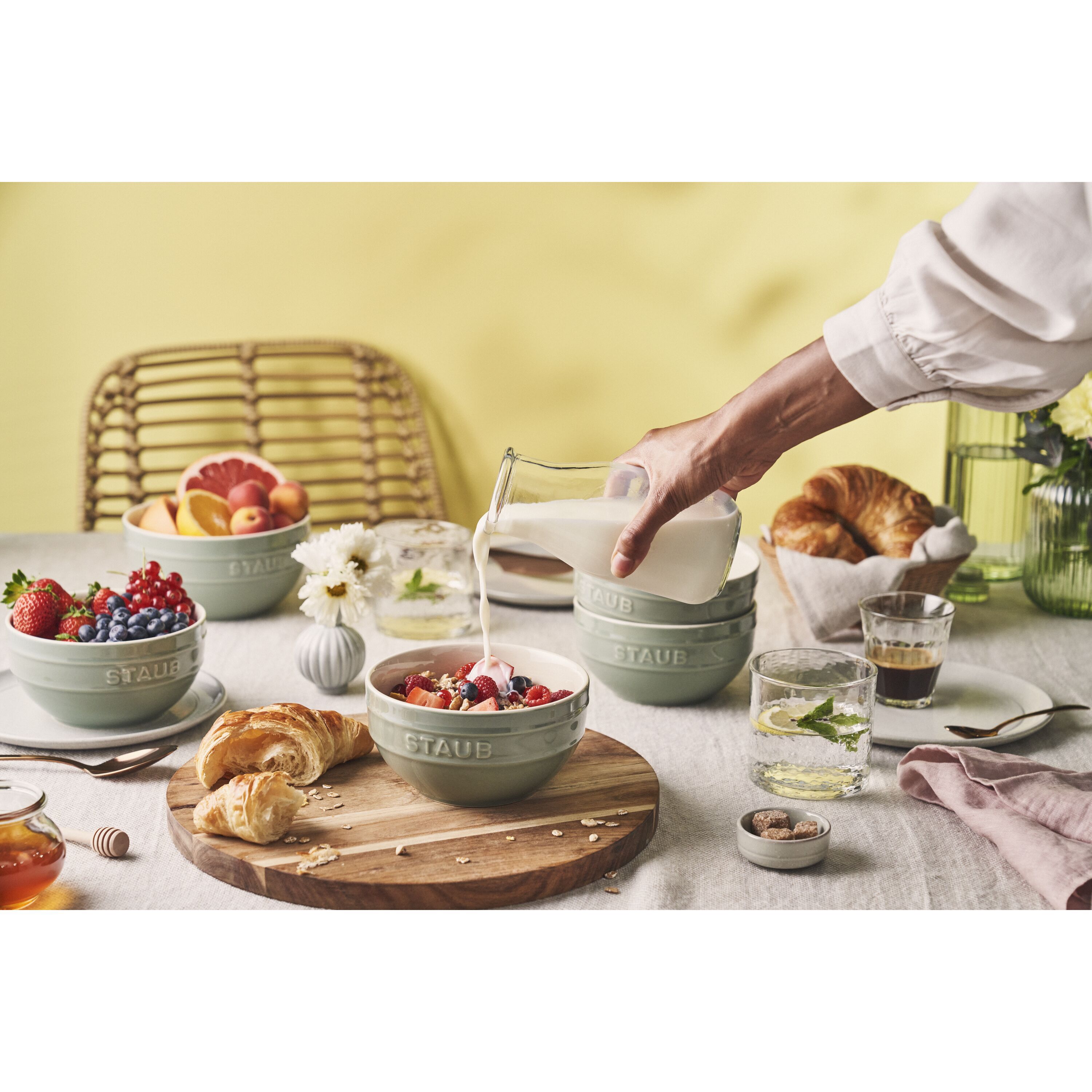 ZWILLING        Fresh & Save BOWLS                Schüssel Set mit Vakuumdeckeln/6-Teilig, 12cm/Eukalyptus