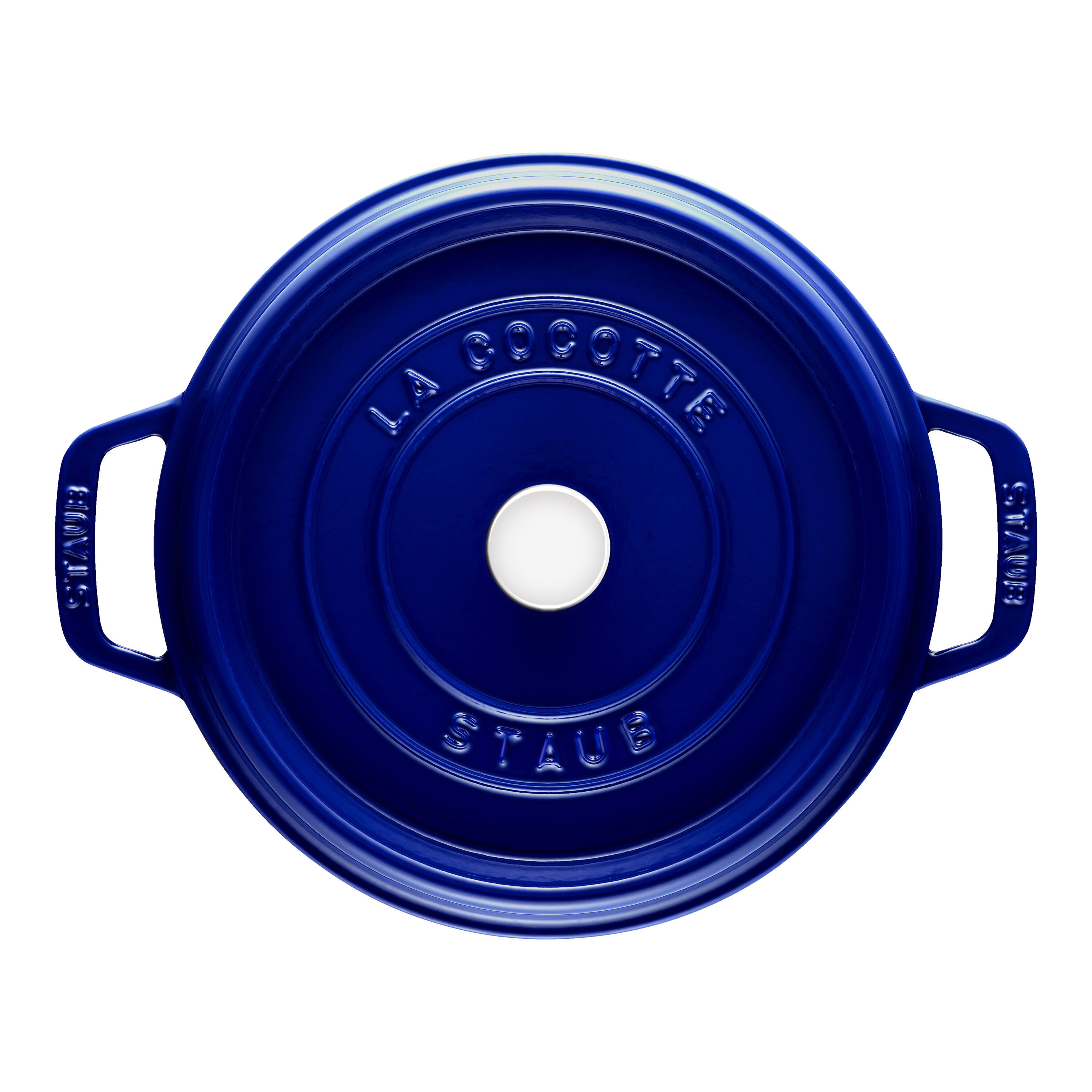 Staub        La Cocotte                Cocotte 30 cm, rund, Dunkelblau, Gusseisen