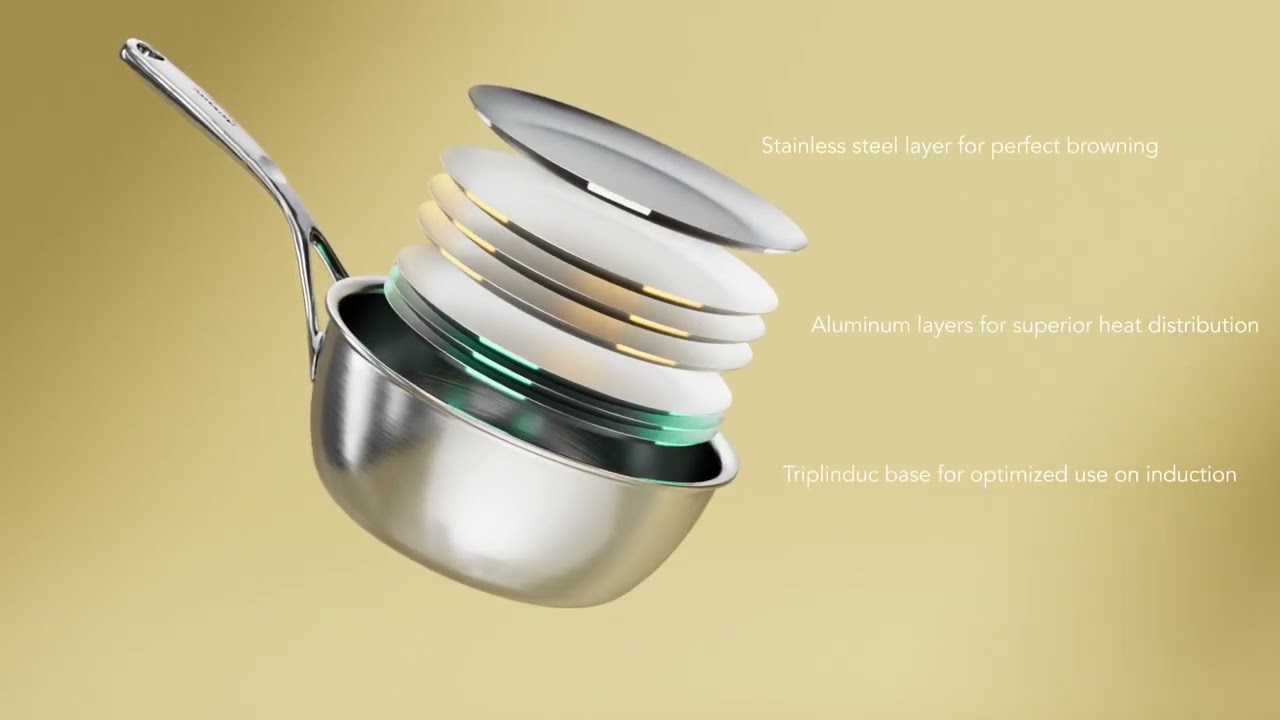 Demeyere        Proline 7                Bratpfanne 24 cm, 18/10 Edelstahl, Silber