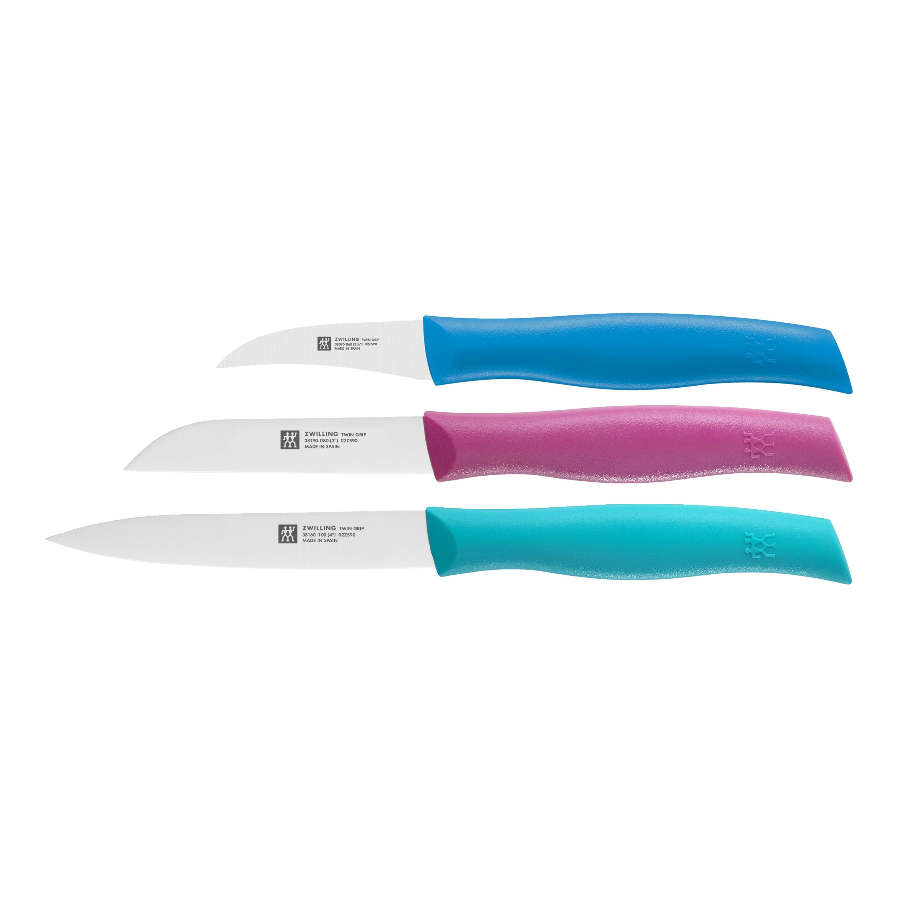 ZWILLING        TWIN Grip                Messerset 3-tlg, gemischte Farben