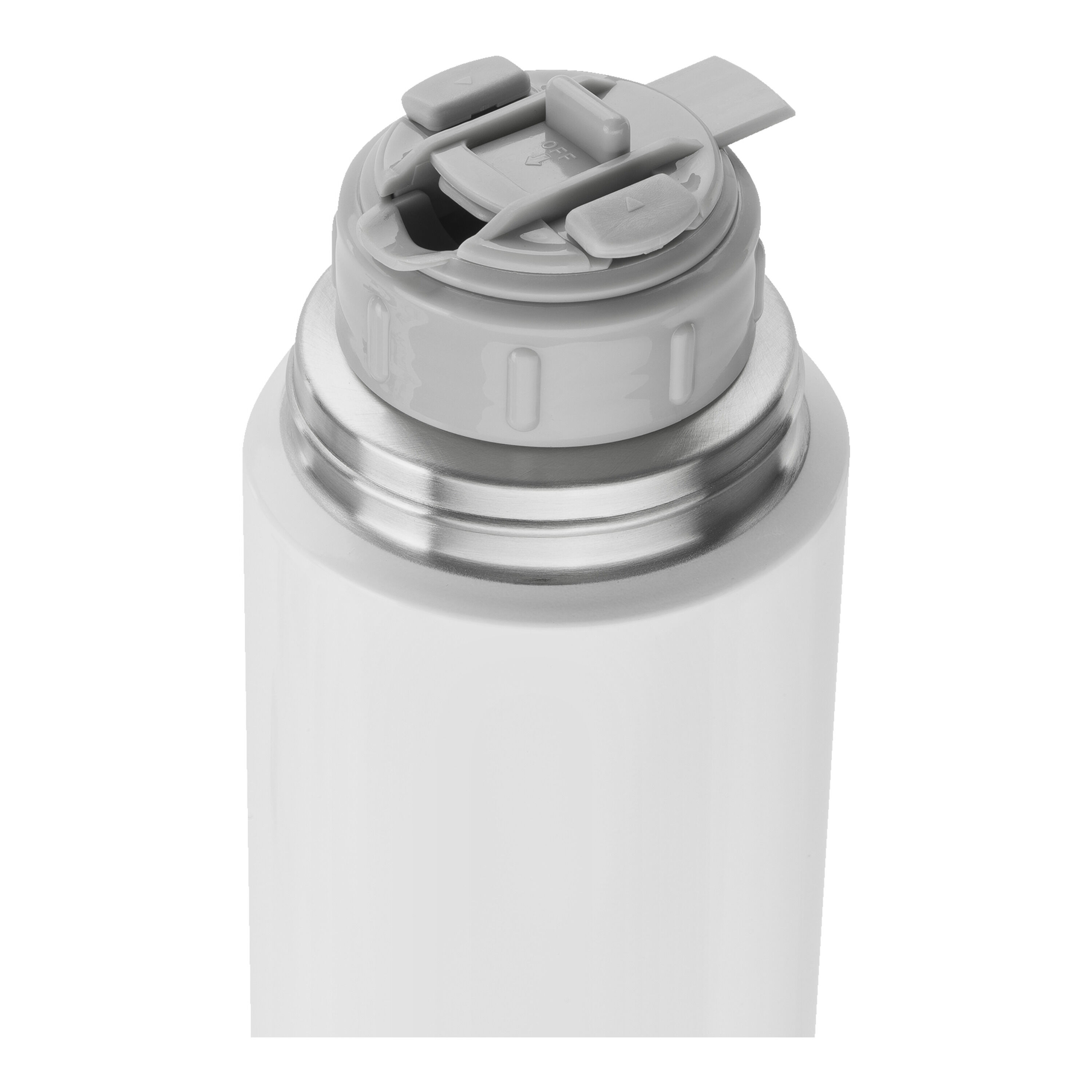 ZWILLING        Thermo                Isolierflasche, 1 l, Edelstahl, Weiß-grau