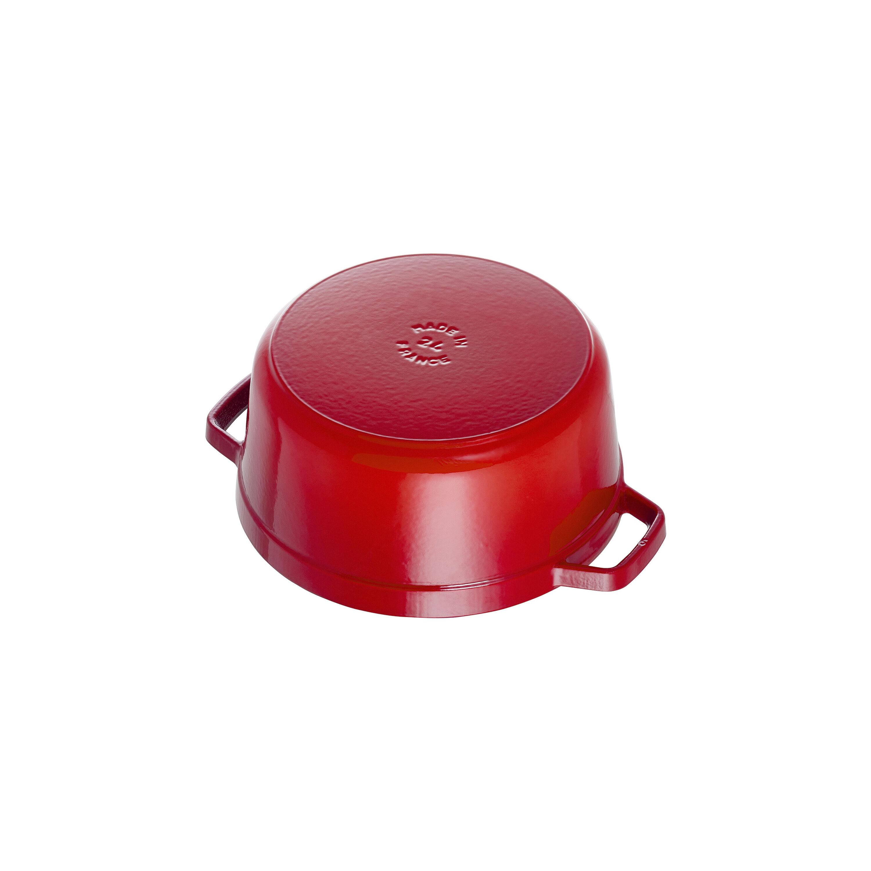 Staub        La Cocotte                Cocotte 30 cm, rund, Kirsch-Rot, Gusseisen