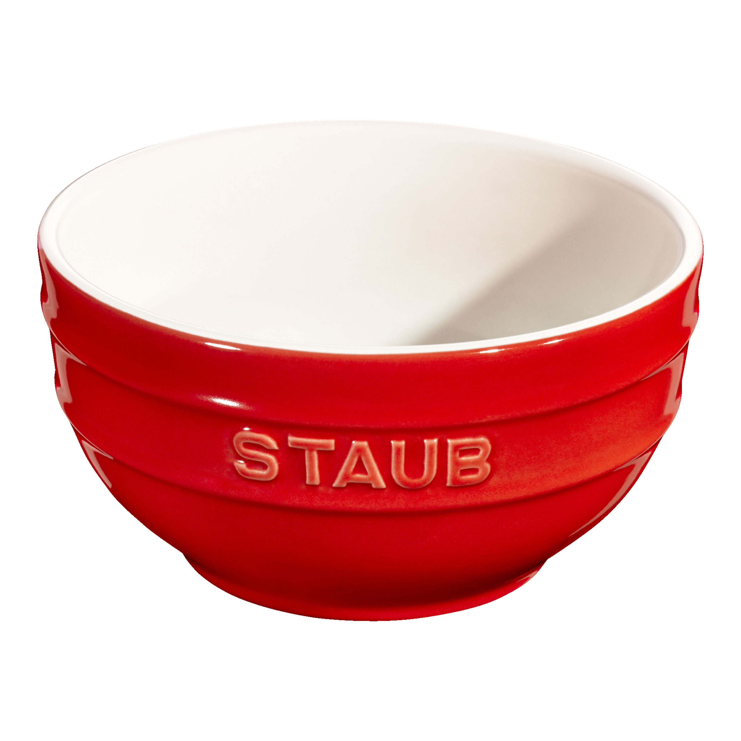 Staub        Ceramique                Schüssel 14 cm, rund, Kirsch-Rot, Keramik