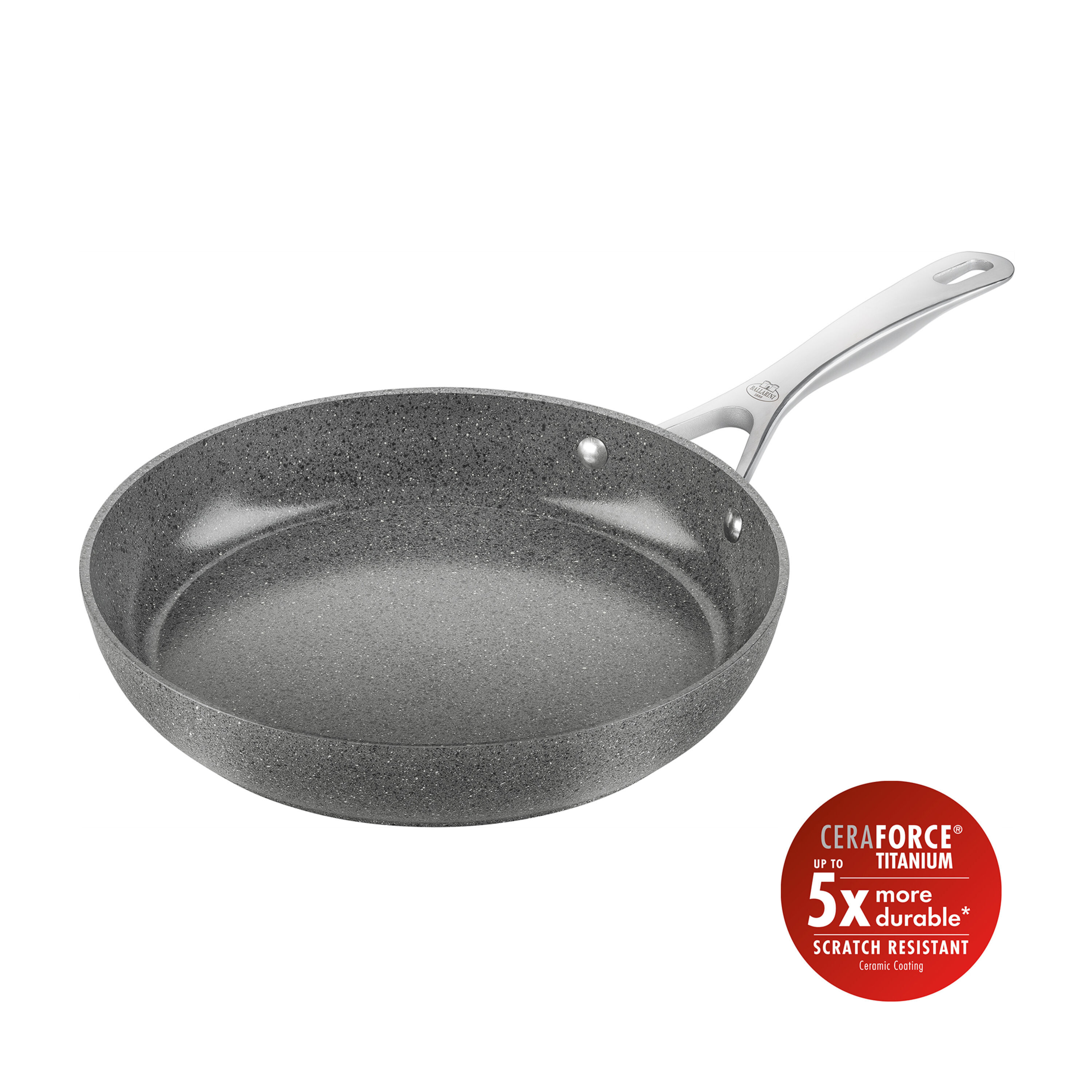 BALLARINI        Salina                Bratpfannenset 2-tlg, Aluminium, Titanverstärkte keramische Antihaftbeschichtung