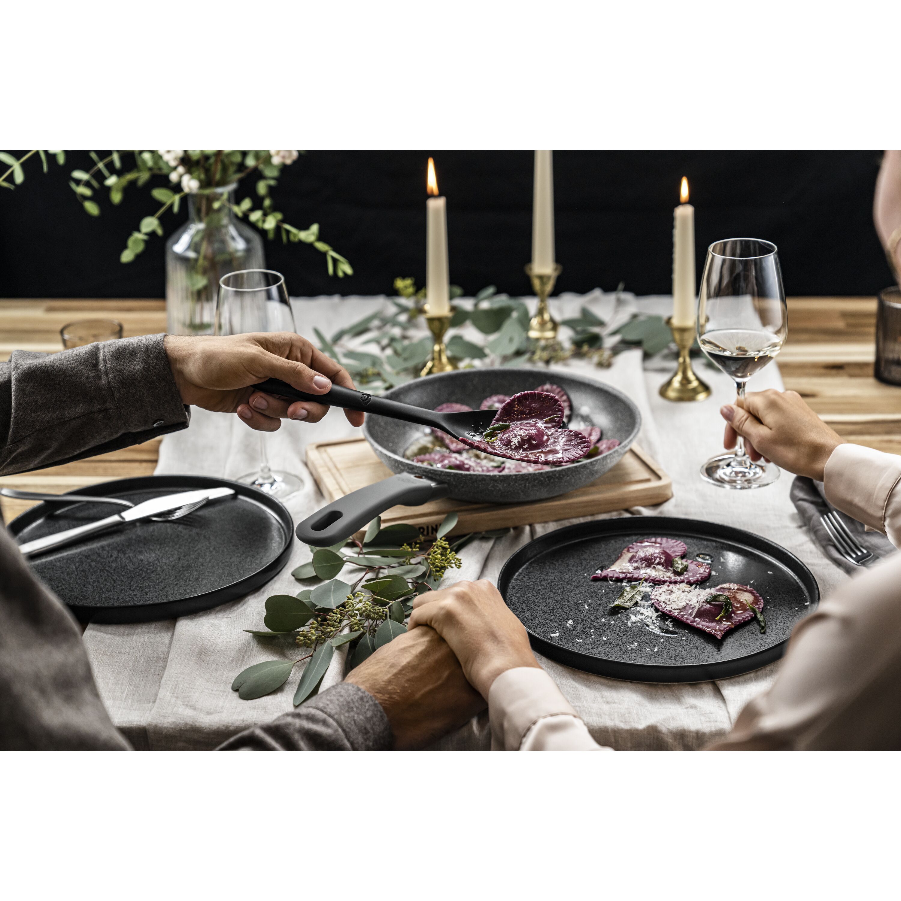 BALLARINI        Nero                Servierlöffel, 28 cm, Silikon