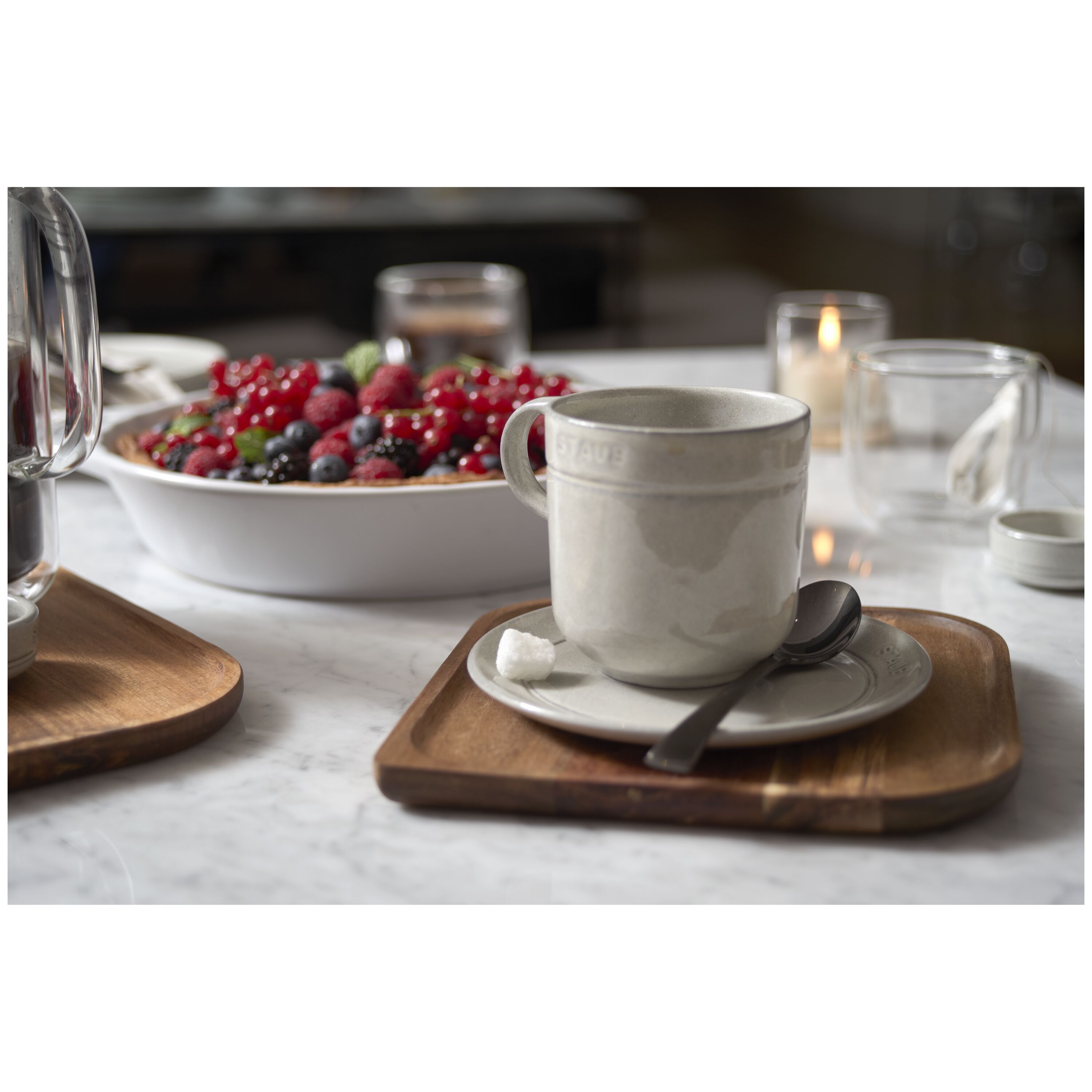 Staub        Dining Line                Tasse 350 ml, Weisser Trüffel, Keramik