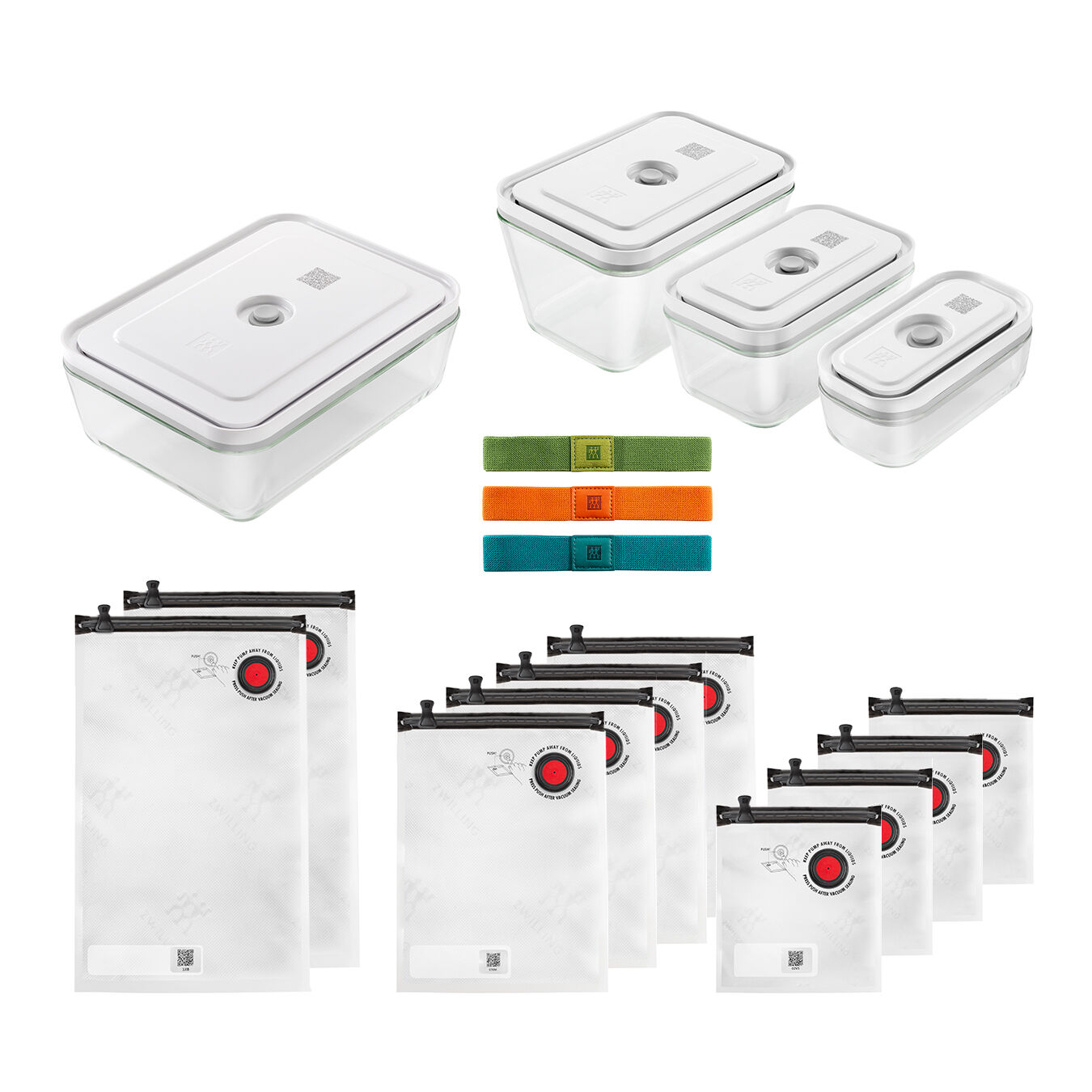 ZWILLING        Fresh & Save                Vakuum Zubehör-Set, Glas