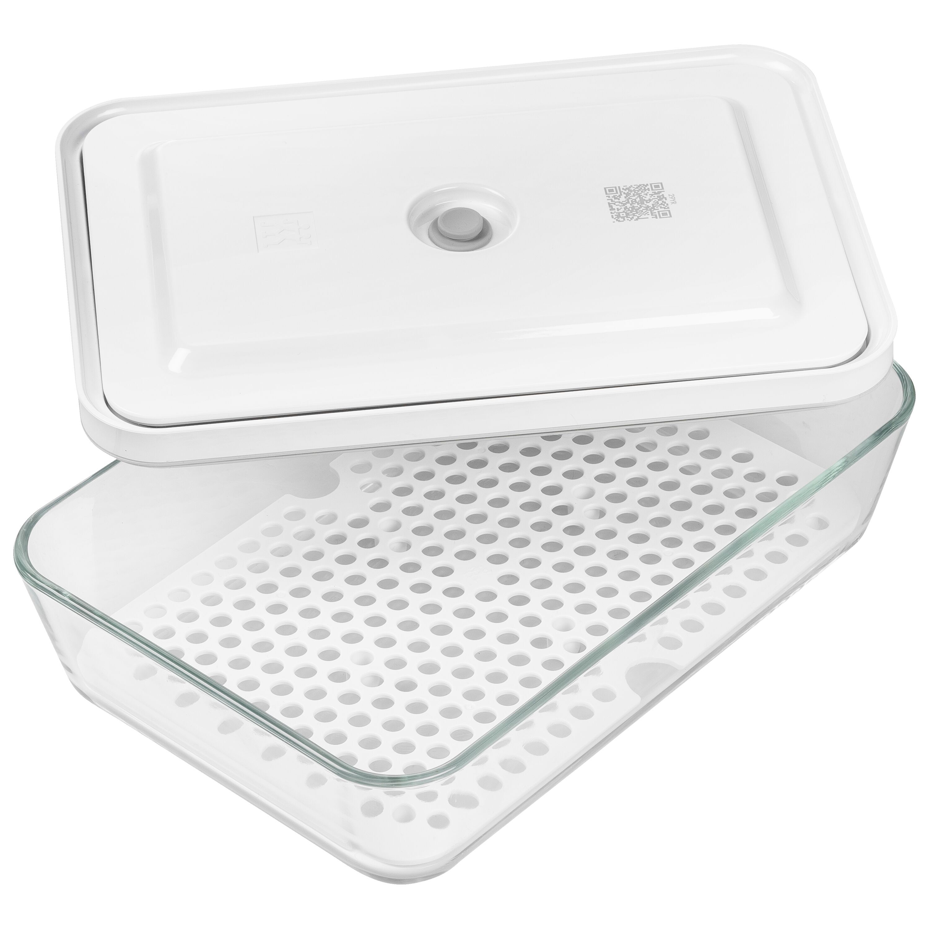ZWILLING        Fresh & Save                Vakuum Zubehörset Abtropfgitter für Glasboxen, Kühlschrankbox/Auflaufform / 2-tlg