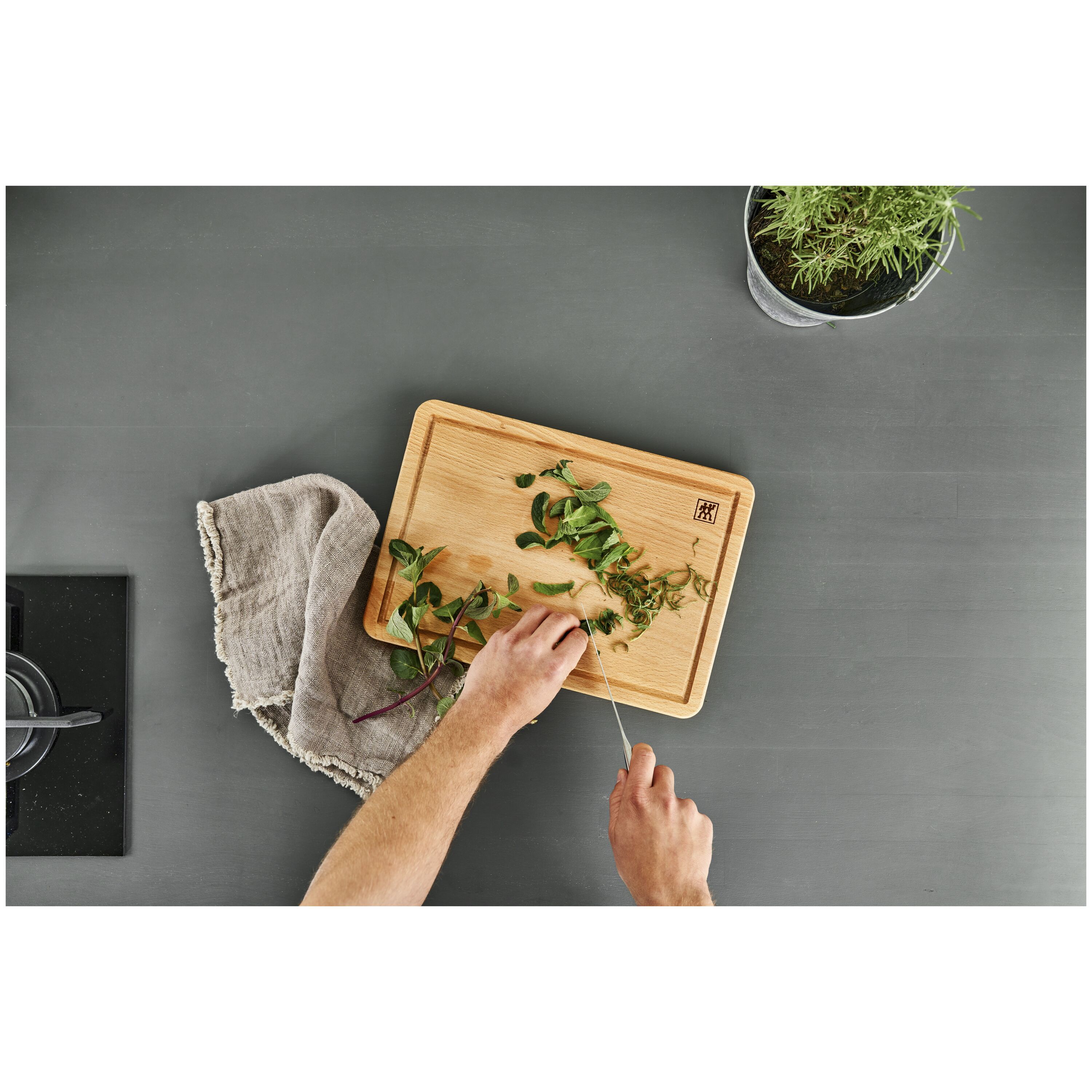 ZWILLING                        Schneidbrett 35 cm x 25 cm, Buche