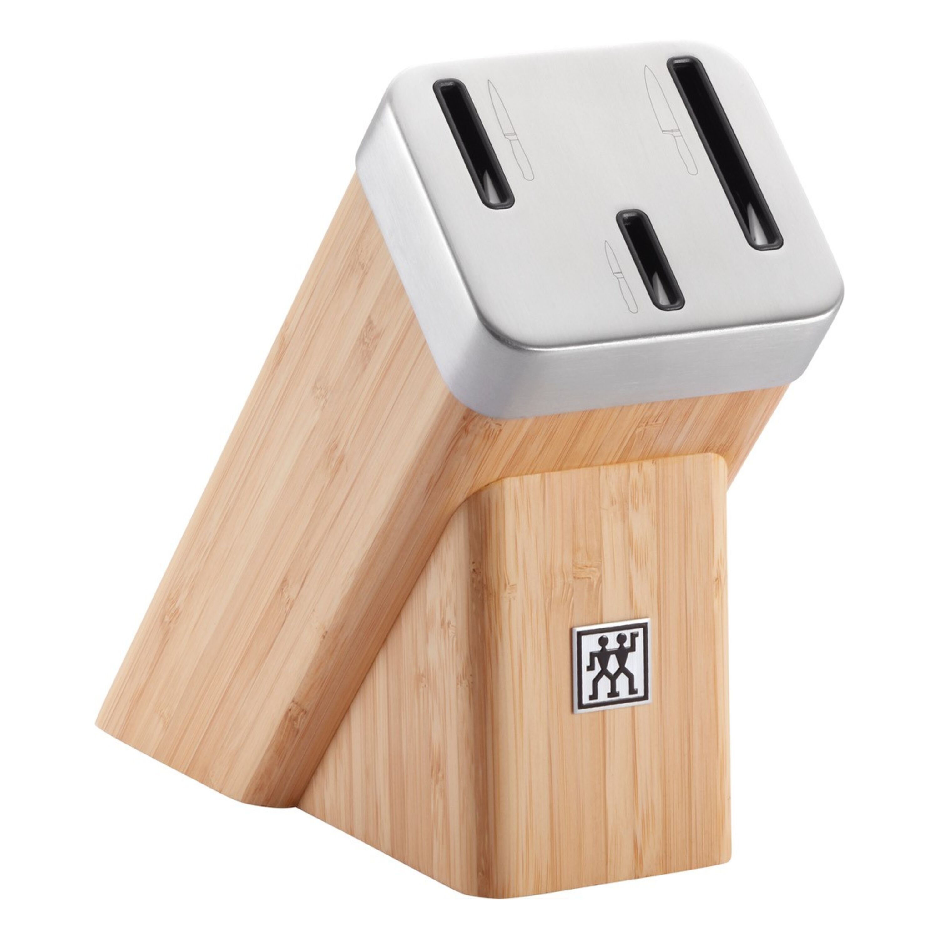 ZWILLING        **** VIER STERNE                4-tlg, Messerblockset, Braun