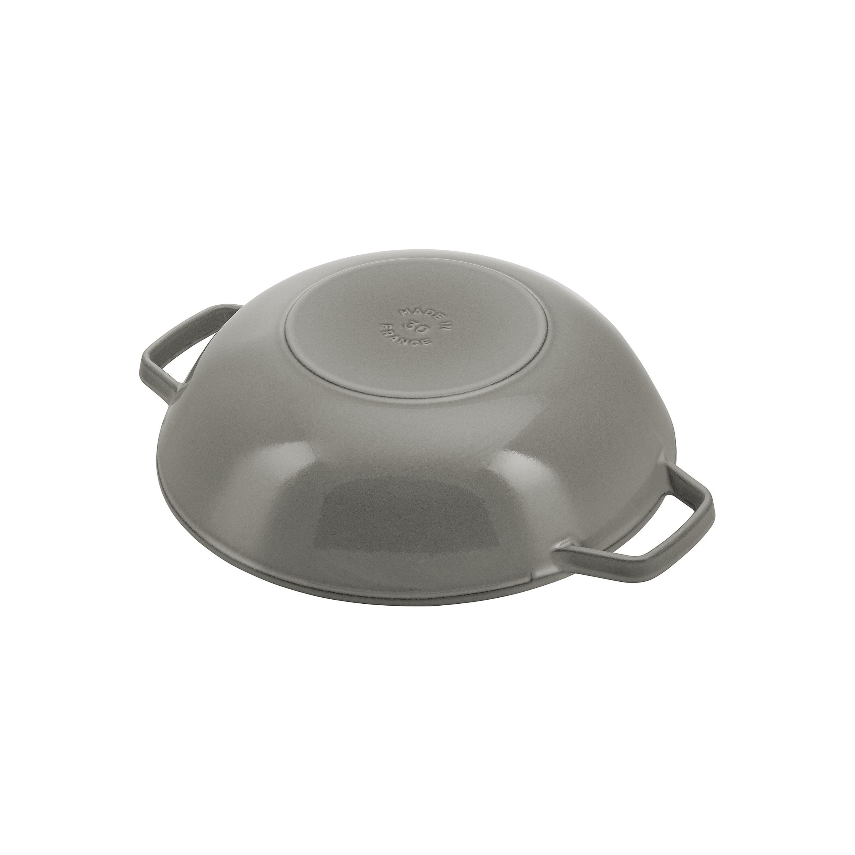 Staub        Specialities                Wok mit Glasdeckel 30 cm, rund, Graphit-Grau, Gusseisen