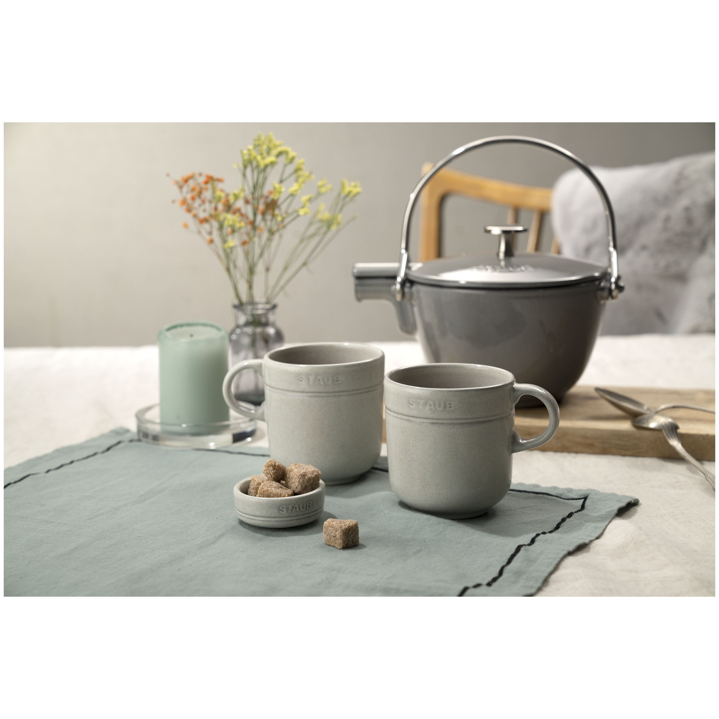 Staub        Dining Line                Schüssel Set 4-tlg, Weisser Trüffel, Keramik