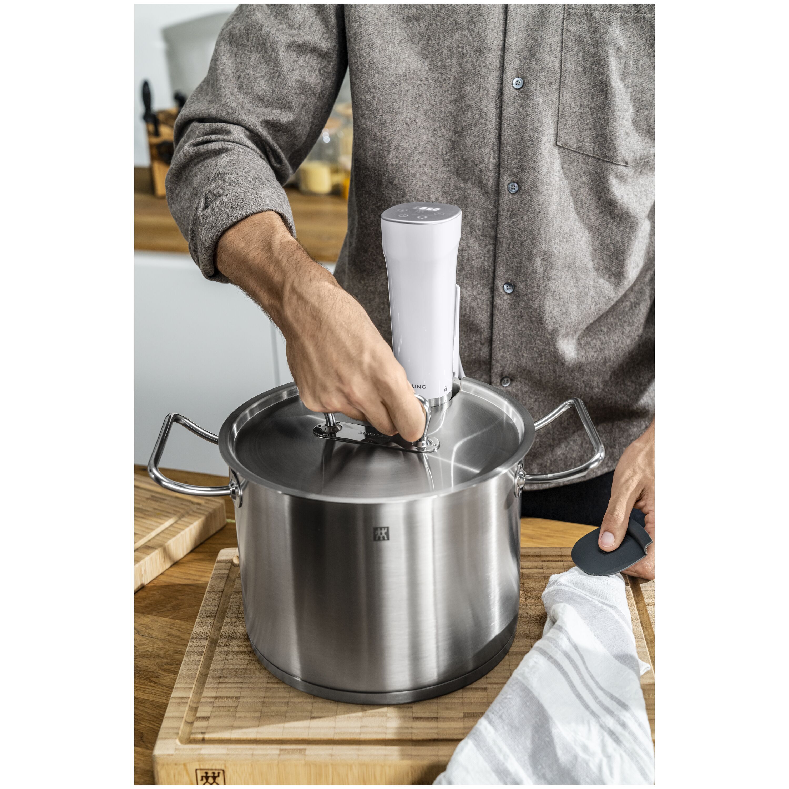 ZWILLING        Pro S                Sous-vide Deckel 24 cm, 18/10 Edelstahl