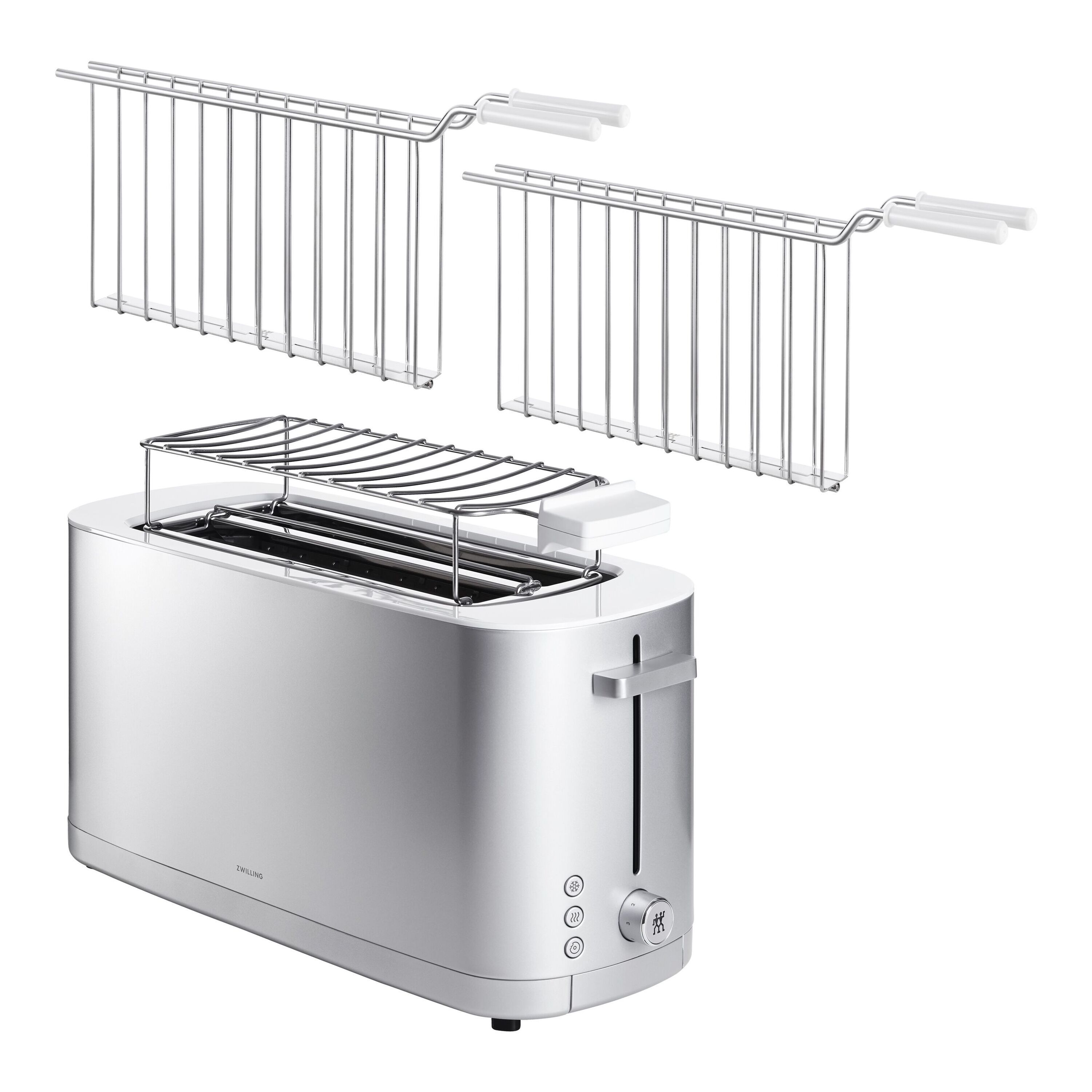 ZWILLING                        Langschlitztoaster mit Sandwichzangen, 4-tlg.