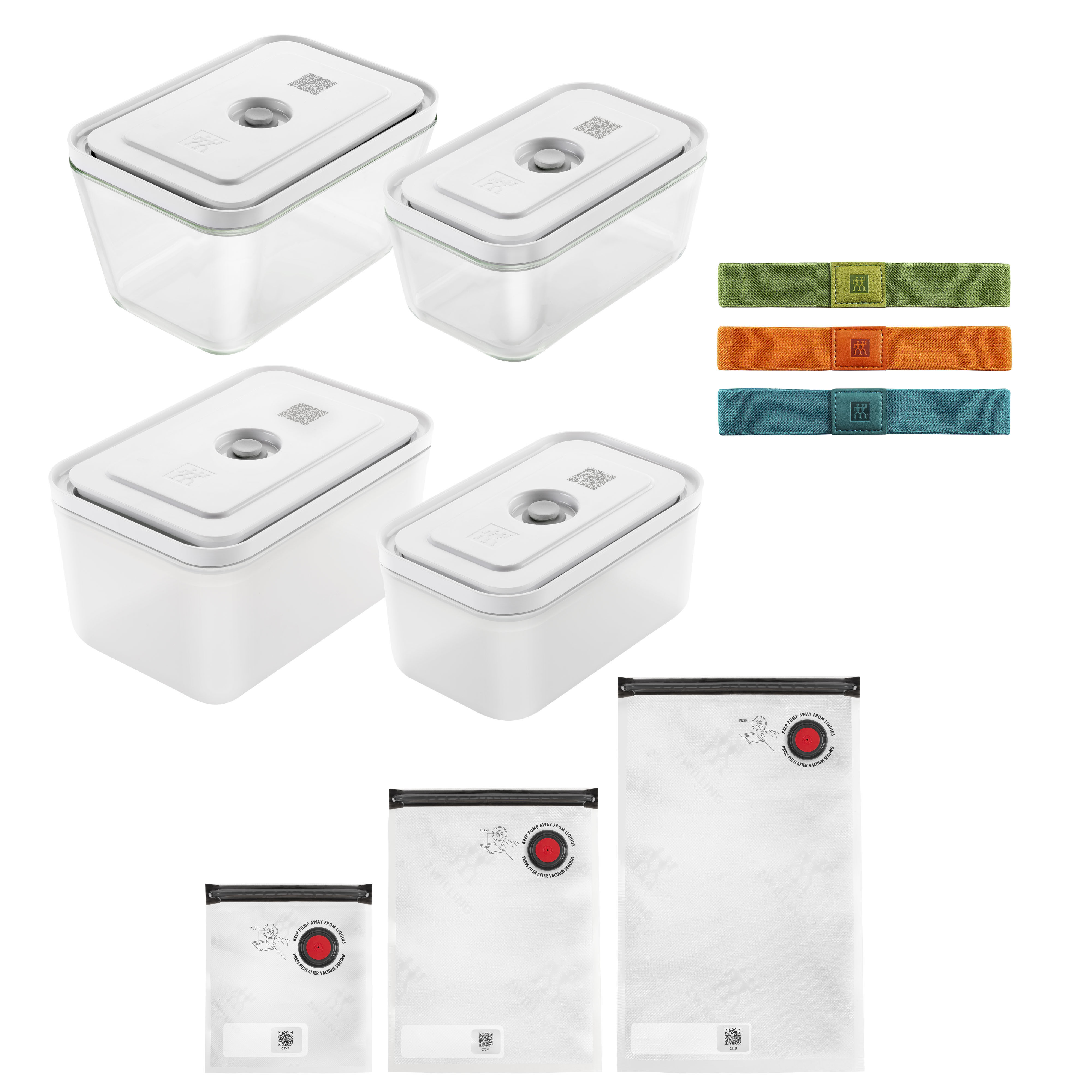 ZWILLING        Fresh & Save                Vakuumzubehör Set, Kunststoff & Glas