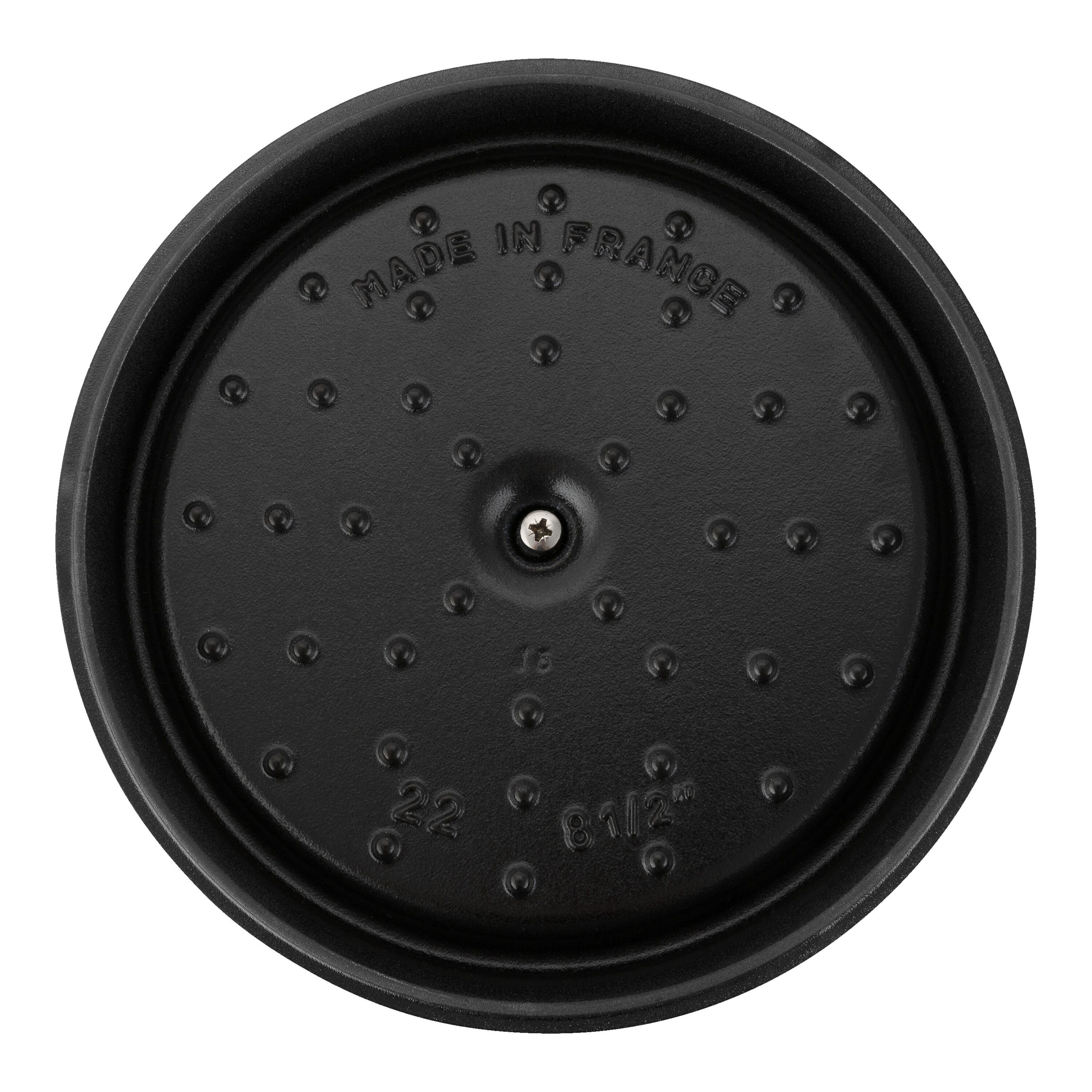 Staub        La Cocotte                Cocotte 22 cm, rund, Graphit-Grau, Gusseisen