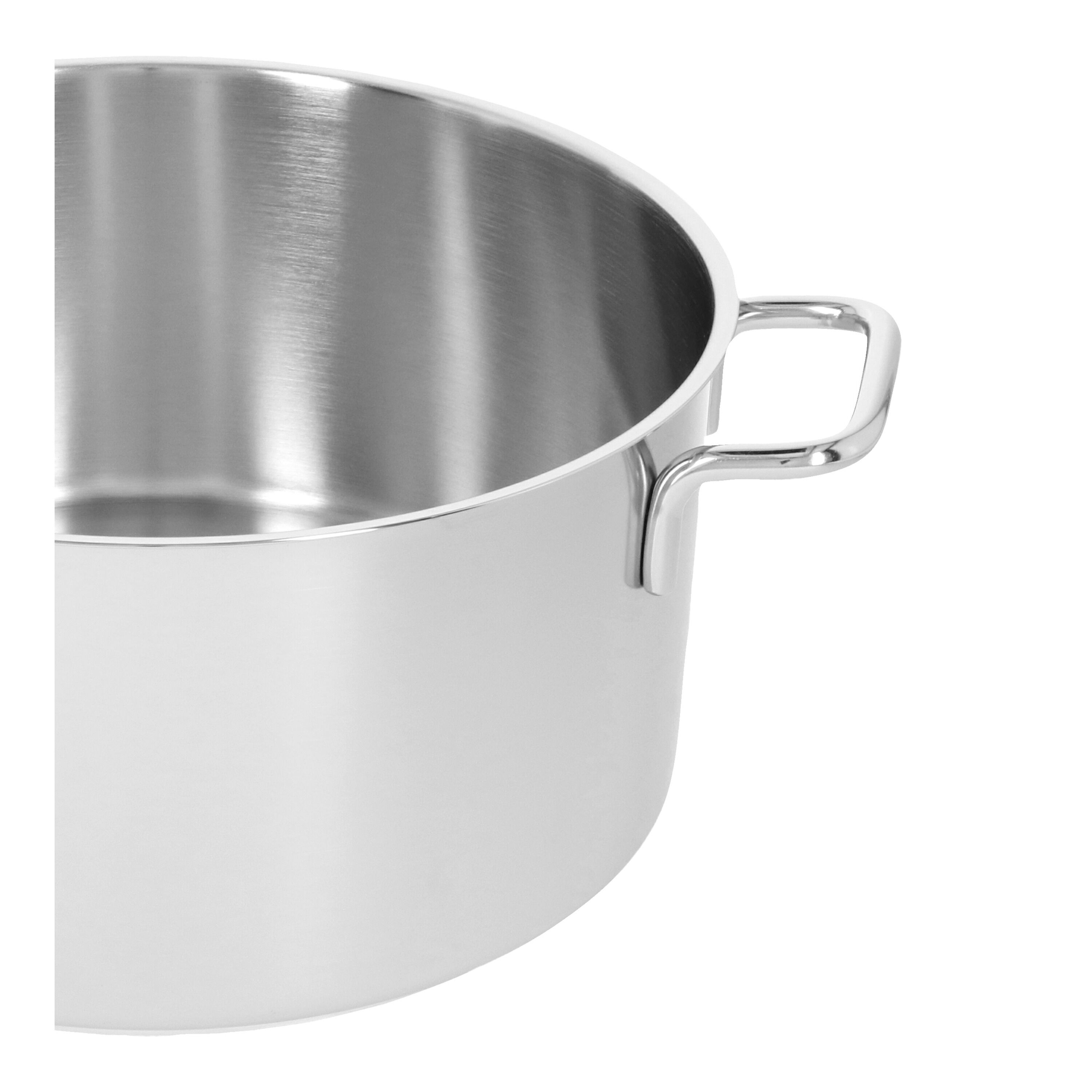 Demeyere        Apollo 7                Bratentopf mit Deckel 24 cm, 18/10 Edelstahl