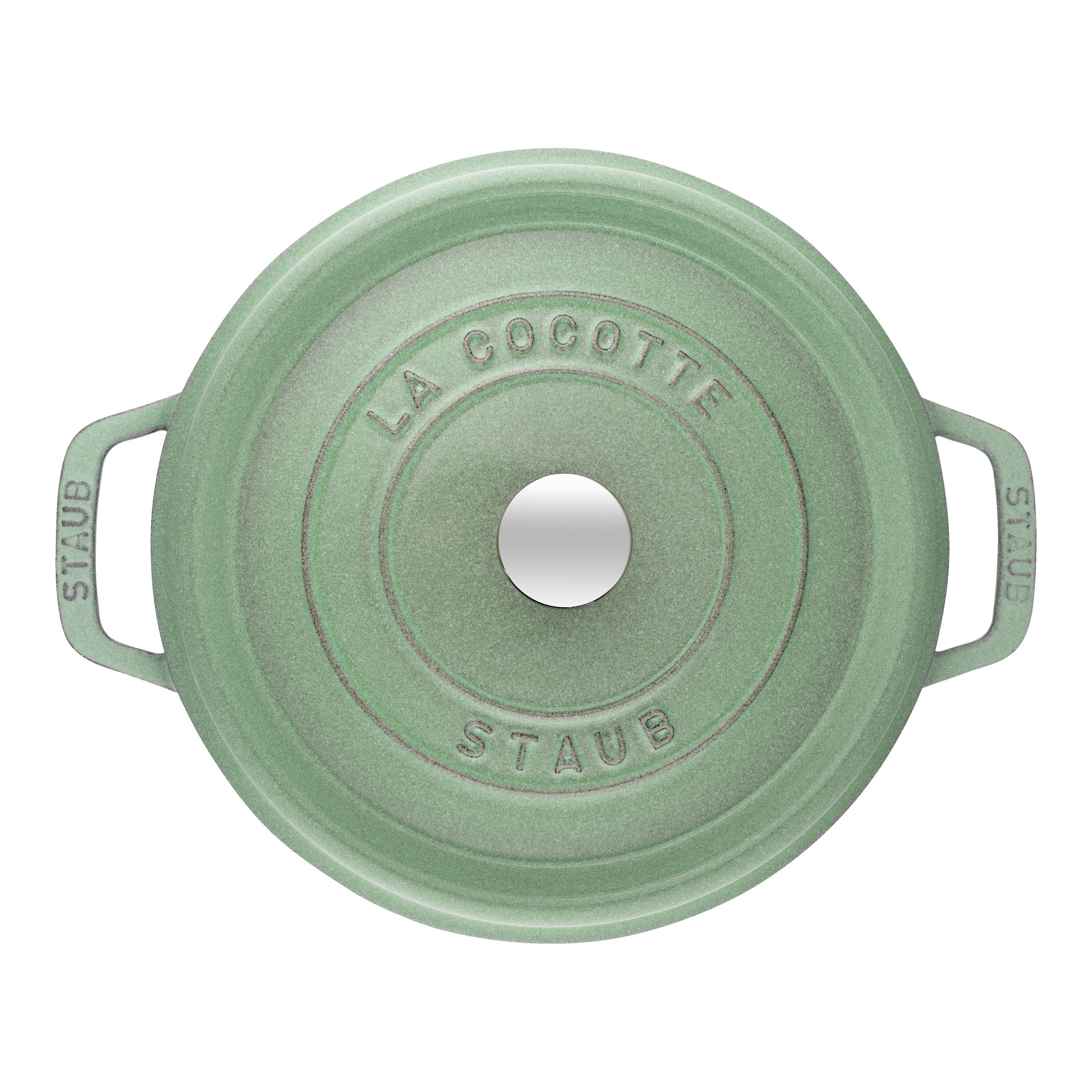 Staub        La Cocotte                Cocotte 24 cm, rund, Salbeigrün, Gusseisen