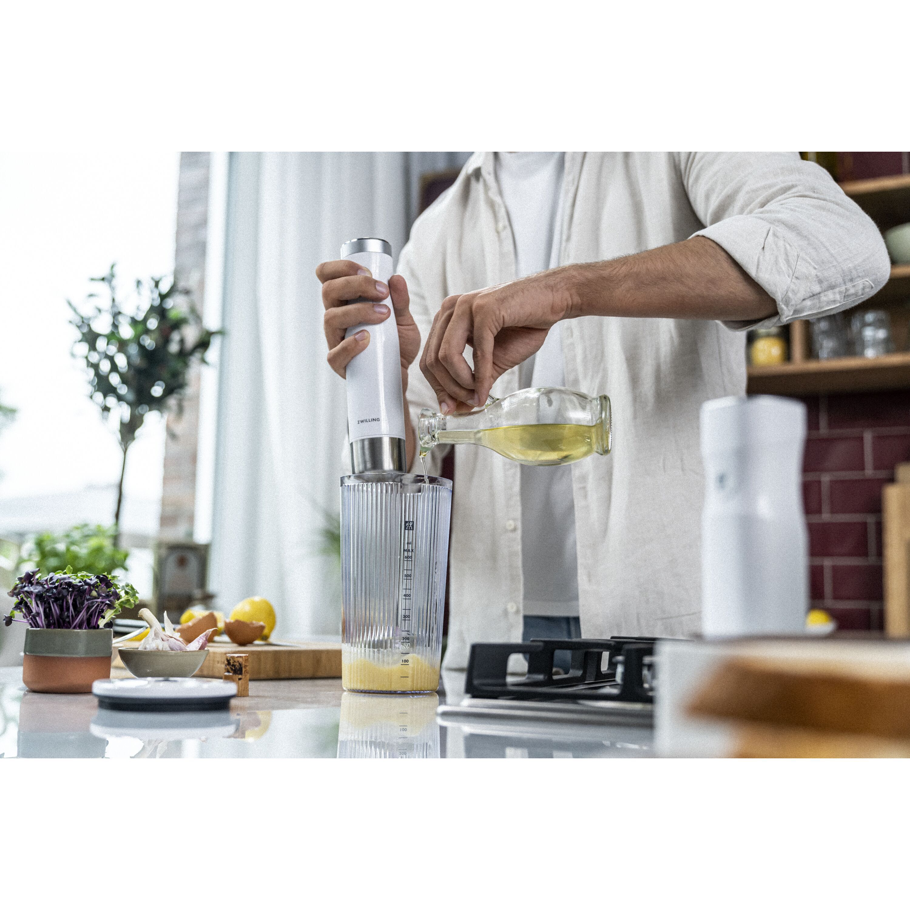 ZWILLING        Enfinigy                Stabmixer, DC Motor, Silber-Weiß