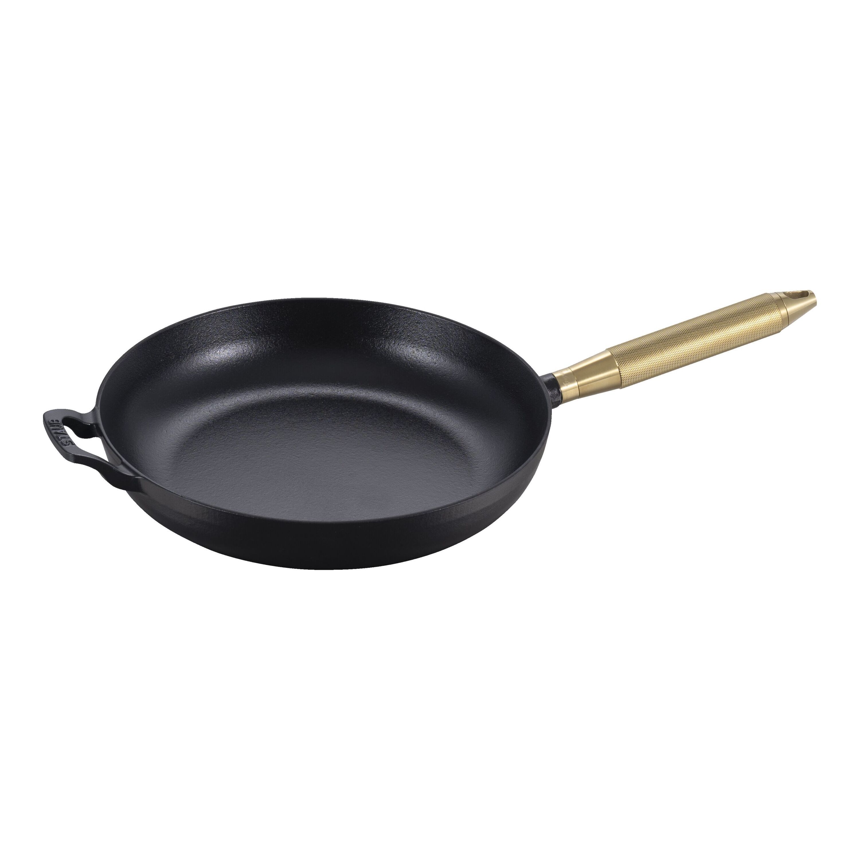 Staub        Pans                Bratpfanne Buster+Punch 28 cm, rund, Schwarz, Gusseisen
