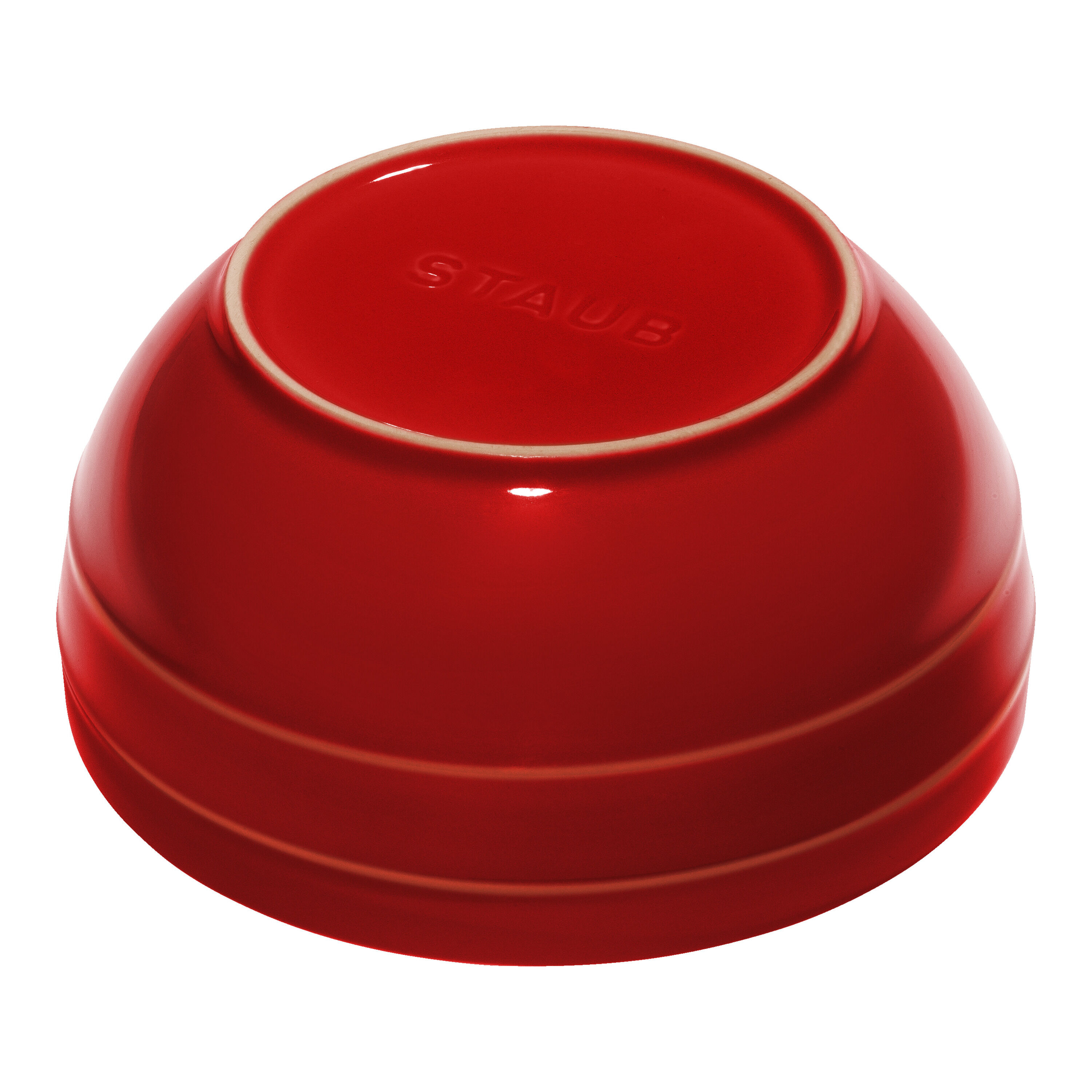 Staub        Ceramique                Schüssel 18 cm, rund, Kirsch-Rot, Keramik