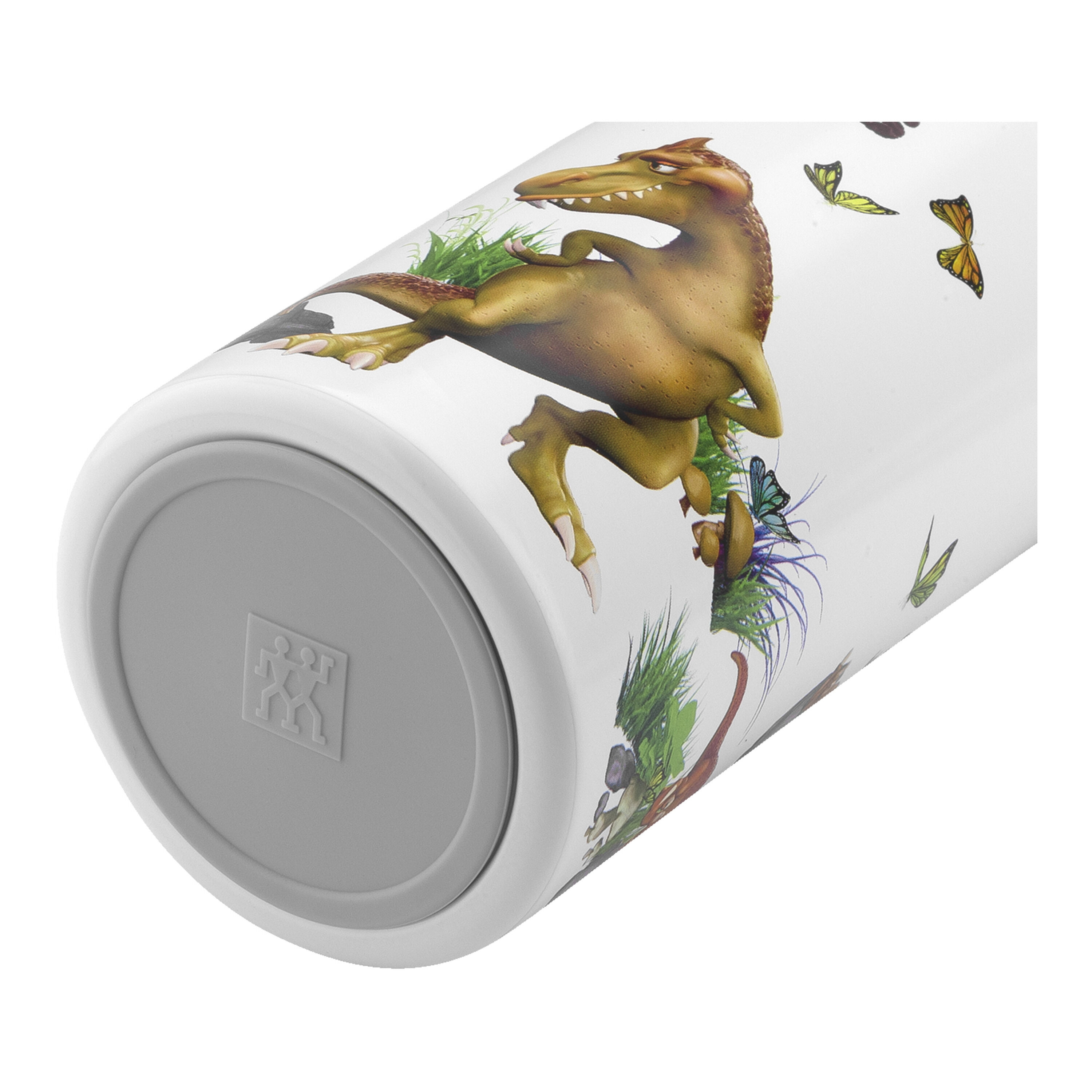 ZWILLING        Bottle                Trinkflasche DINOS, 350 ml, Edelstahl, Weiß-grau