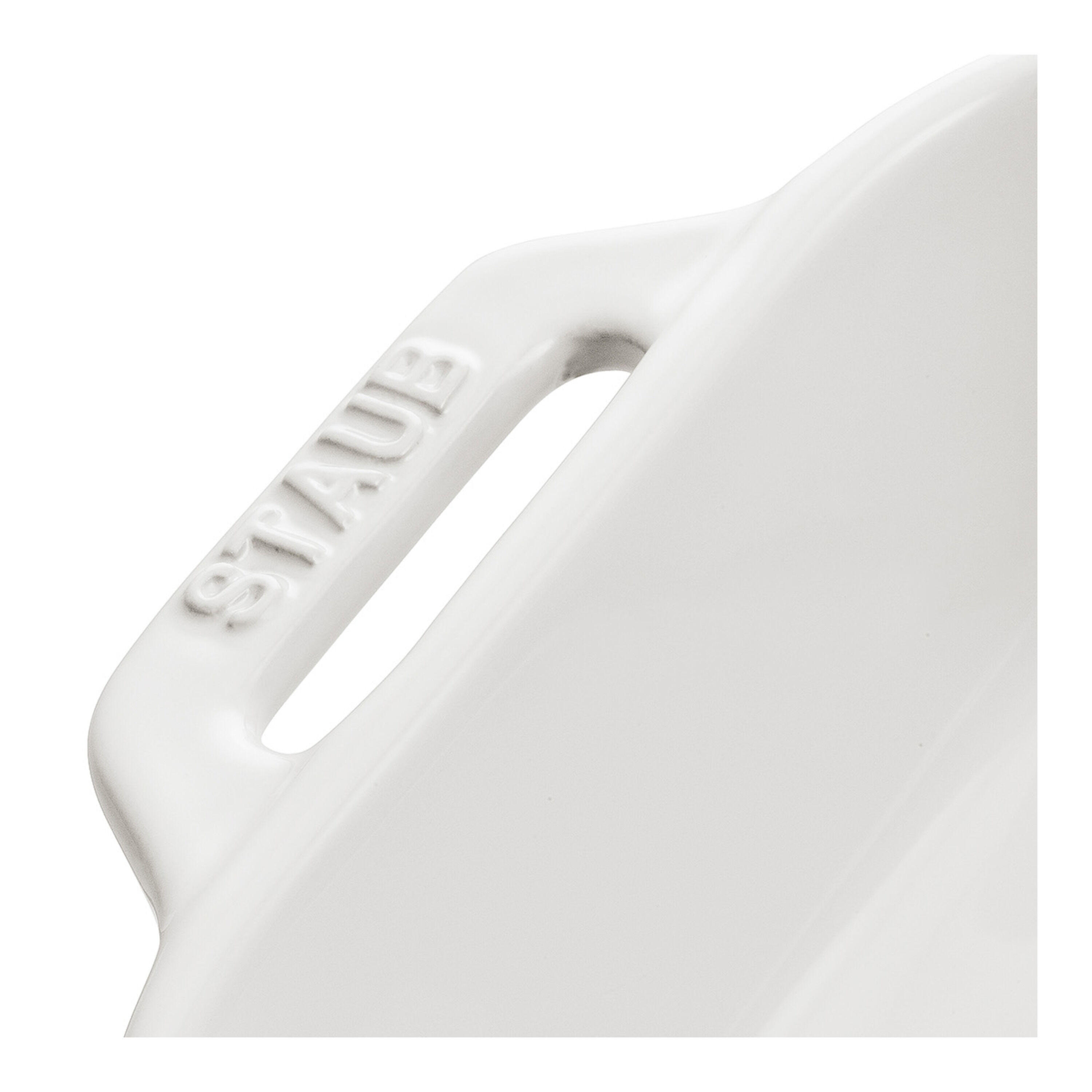 Staub        Ceramique                Auflaufform 27 x 20 cm, rechteckig, Weiß, Keramik