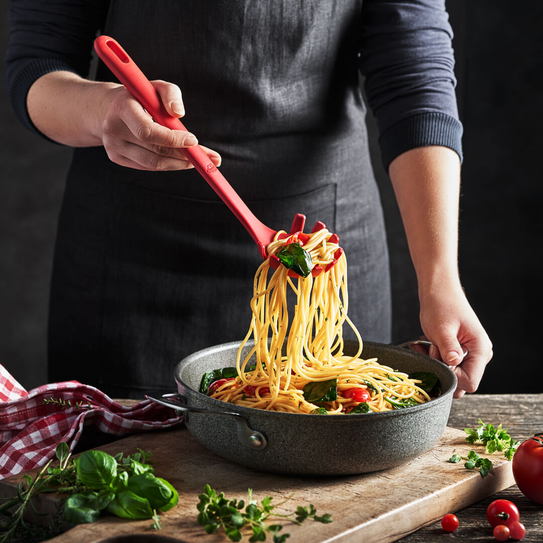 BALLARINI        Rosso                Rosso Mix - Pfannenwender, Suppenkelle, Kochlöffel, Pastalöffel