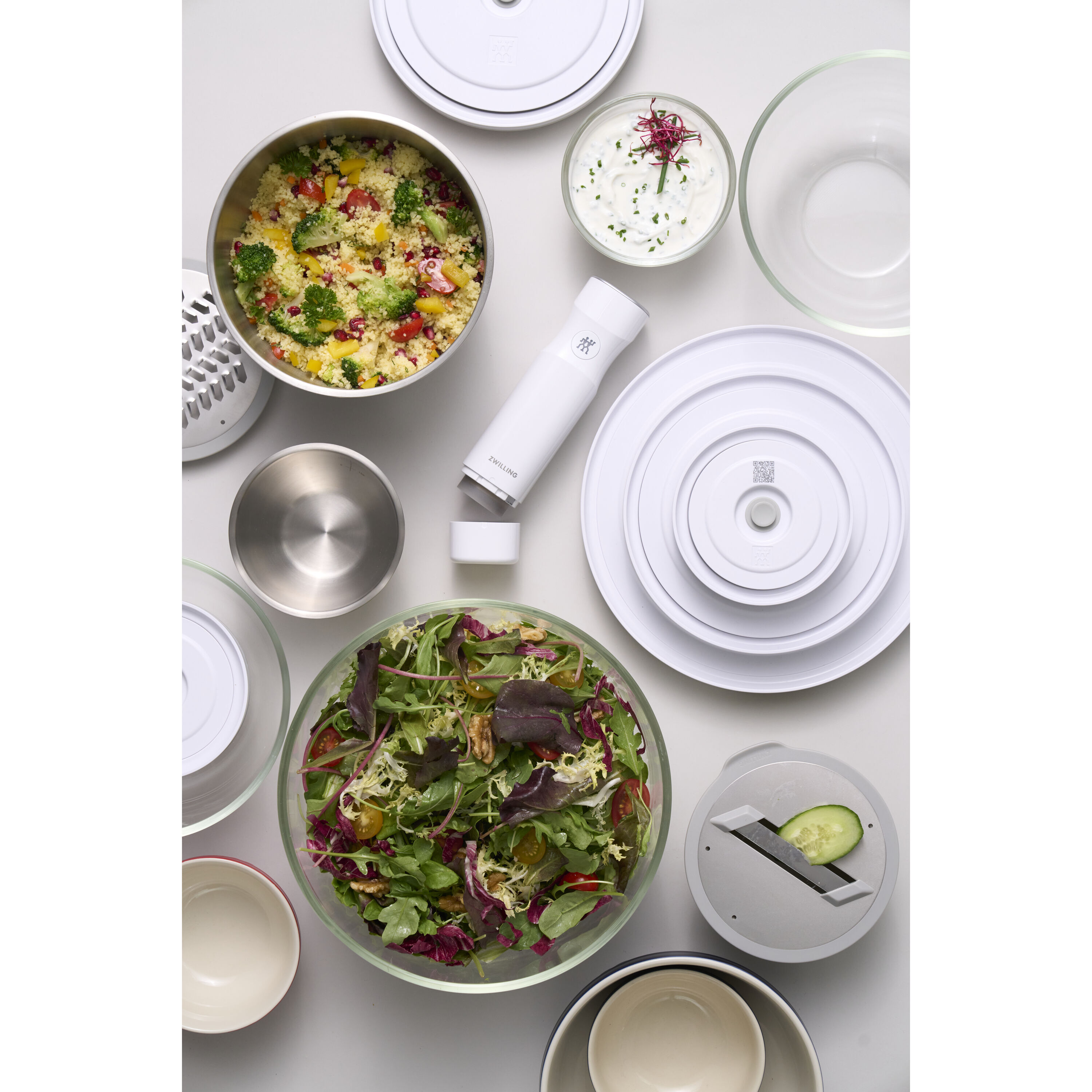 ZWILLING        Fresh & Save BOWLS                Vakuumschüssel Deckel L / 24 cm, Weiß