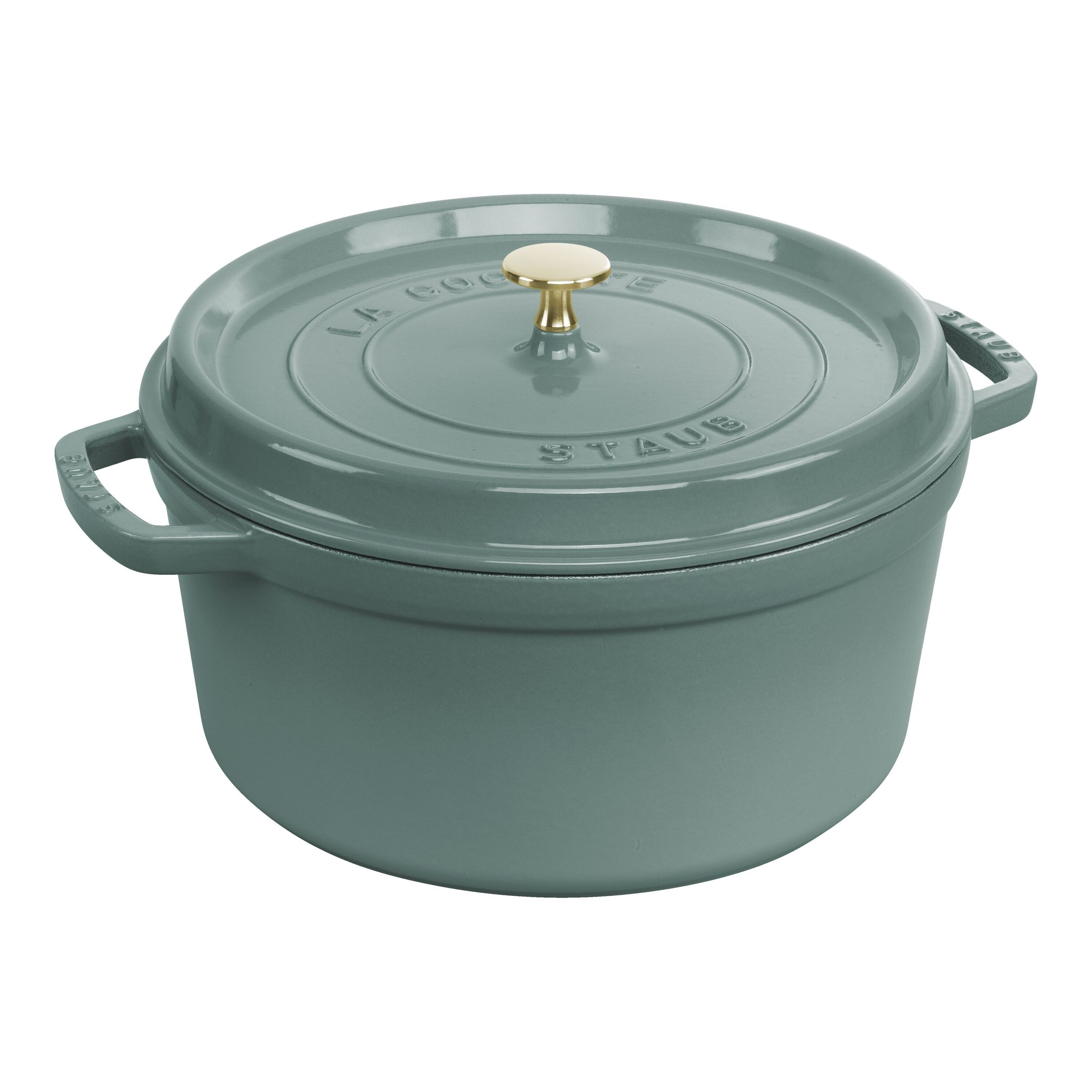 Staub        La Cocotte                Cocotte 28 cm, rund, Eukalyptus, Gusseisen