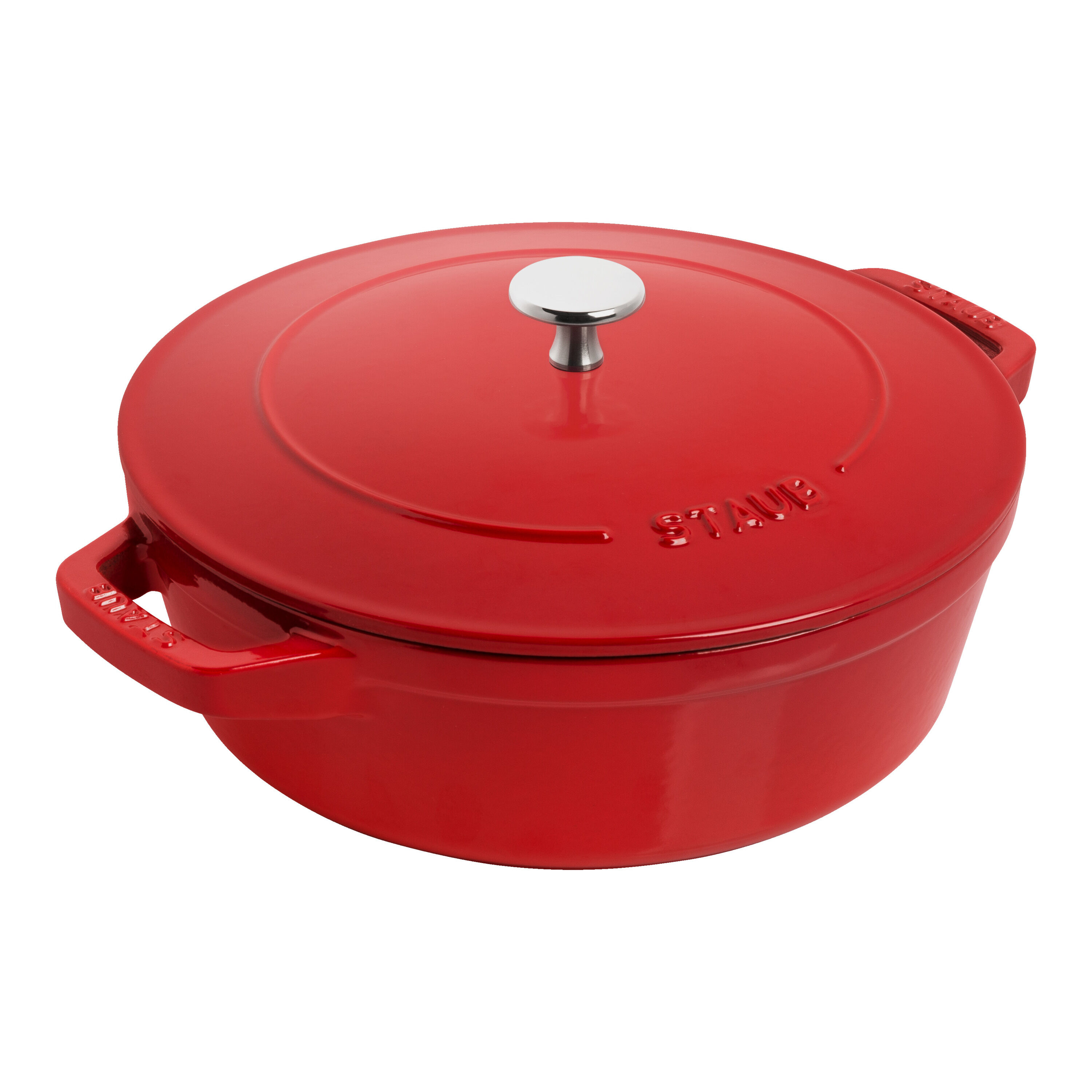 Staub        Stackable Set                Kochtopfset Stackable 3-tlg, rund, Kirsch-Rot, Gusseisen