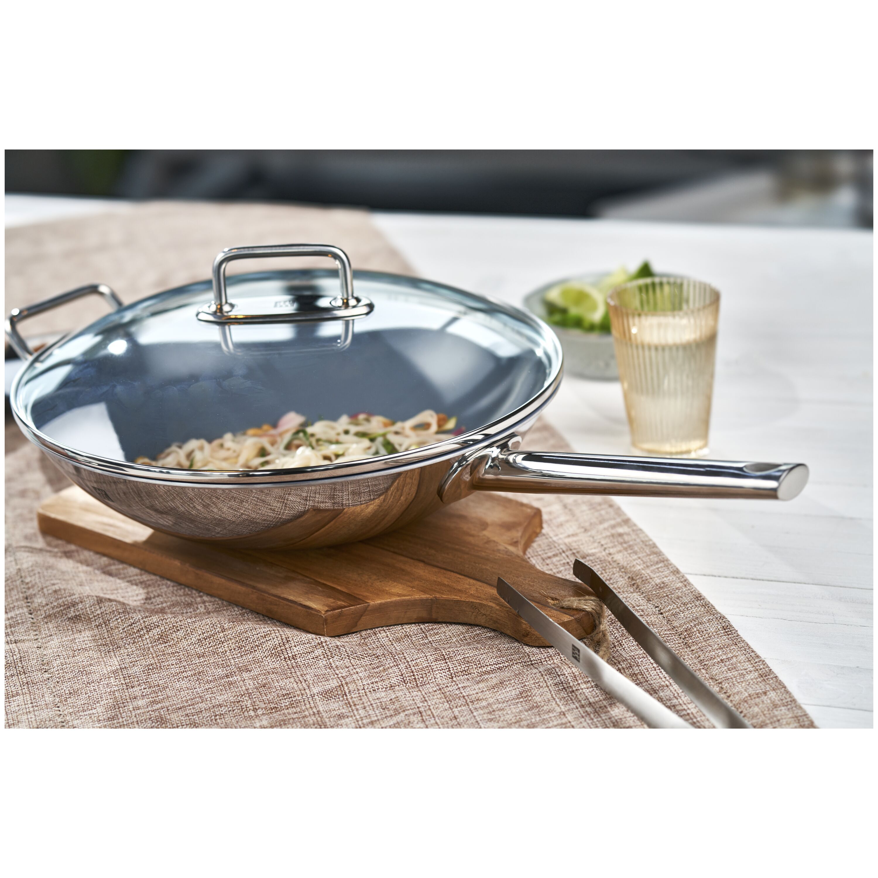 ZWILLING        Plus                Wok, 32 cm, 18/10 Edelstahl, Keramikbeschichtung