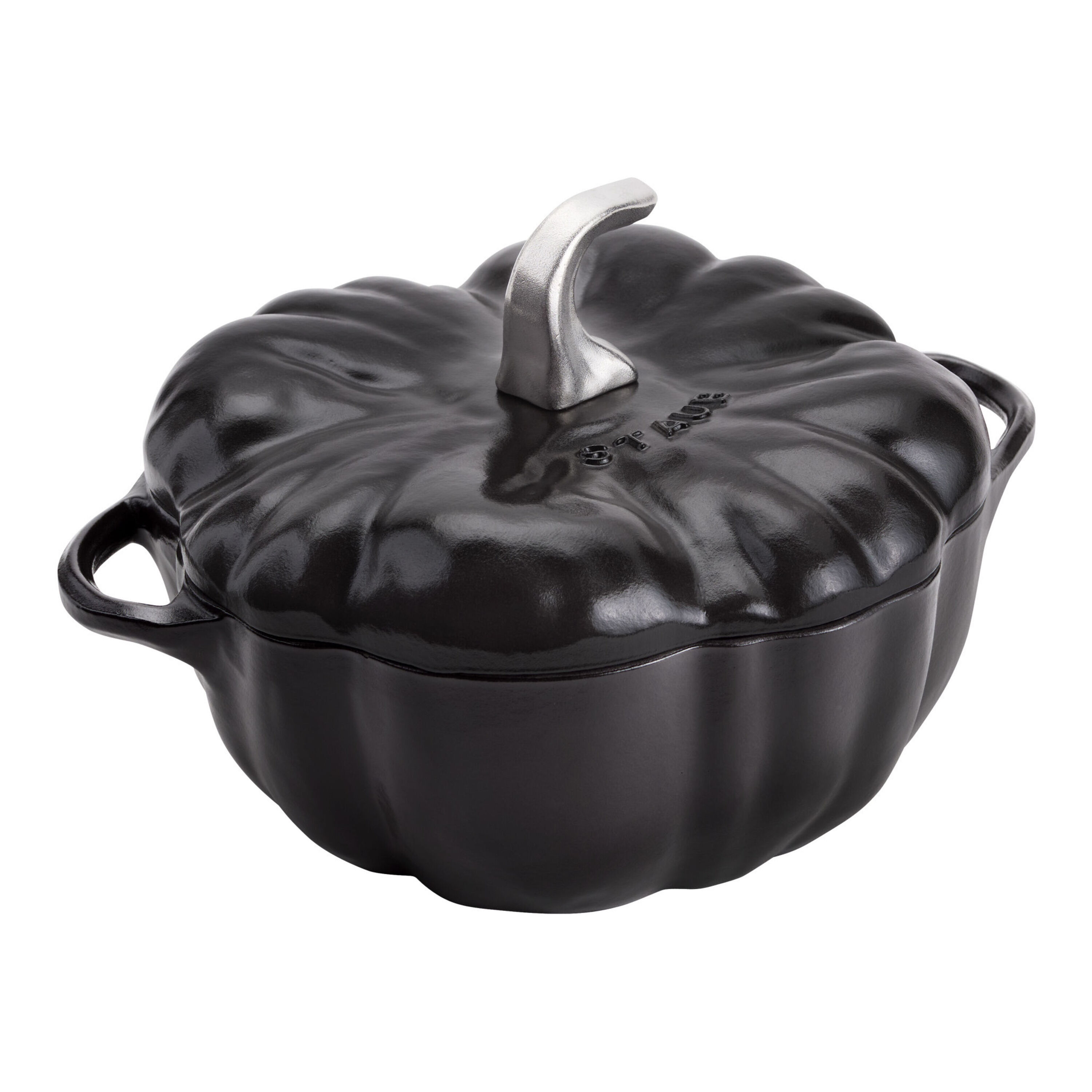 Staub        La Cocotte                Cocotte 24 cm, Kürbis, Schwarz, Gusseisen