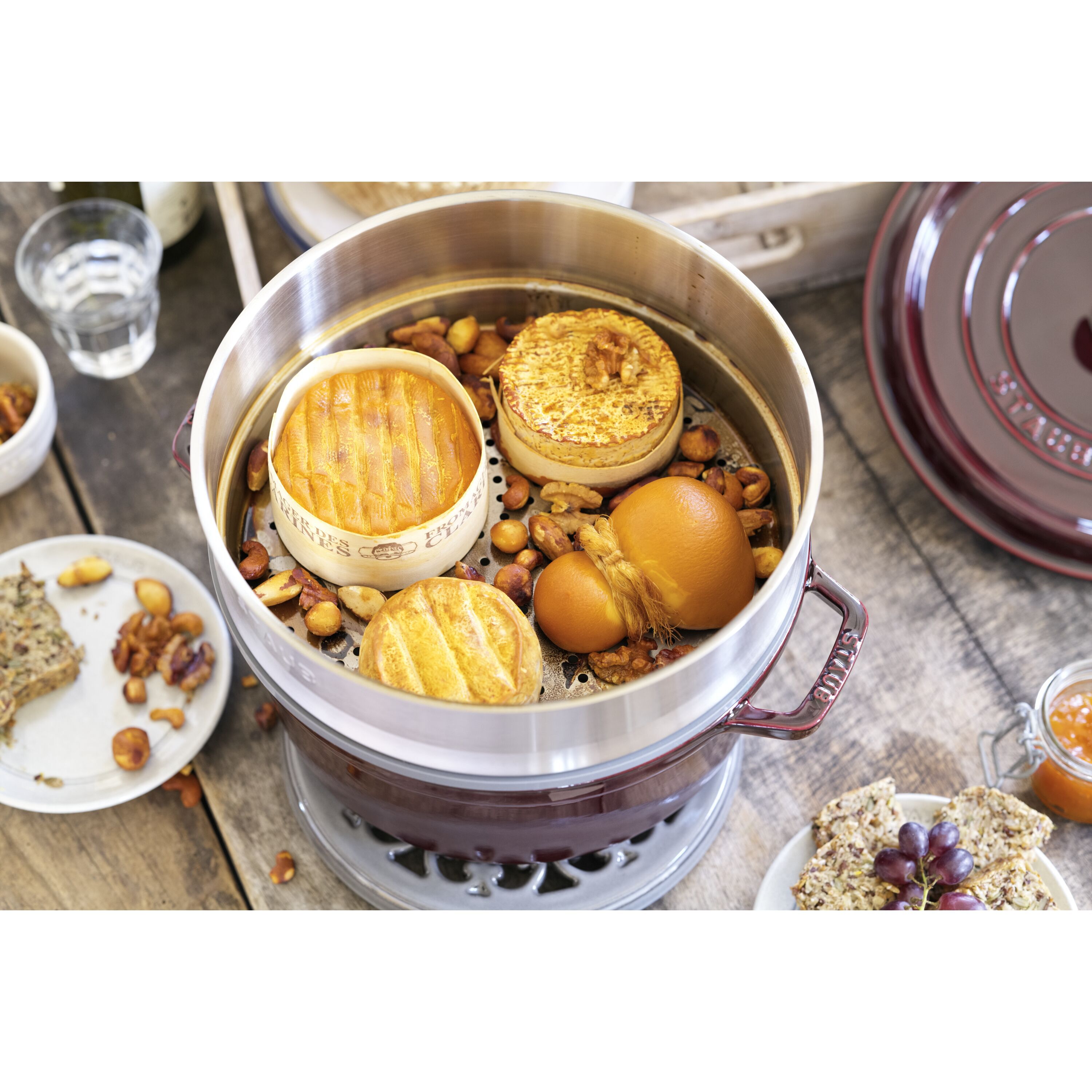 Staub                        Dämpfeinsatz 26 cm, Edelstahl