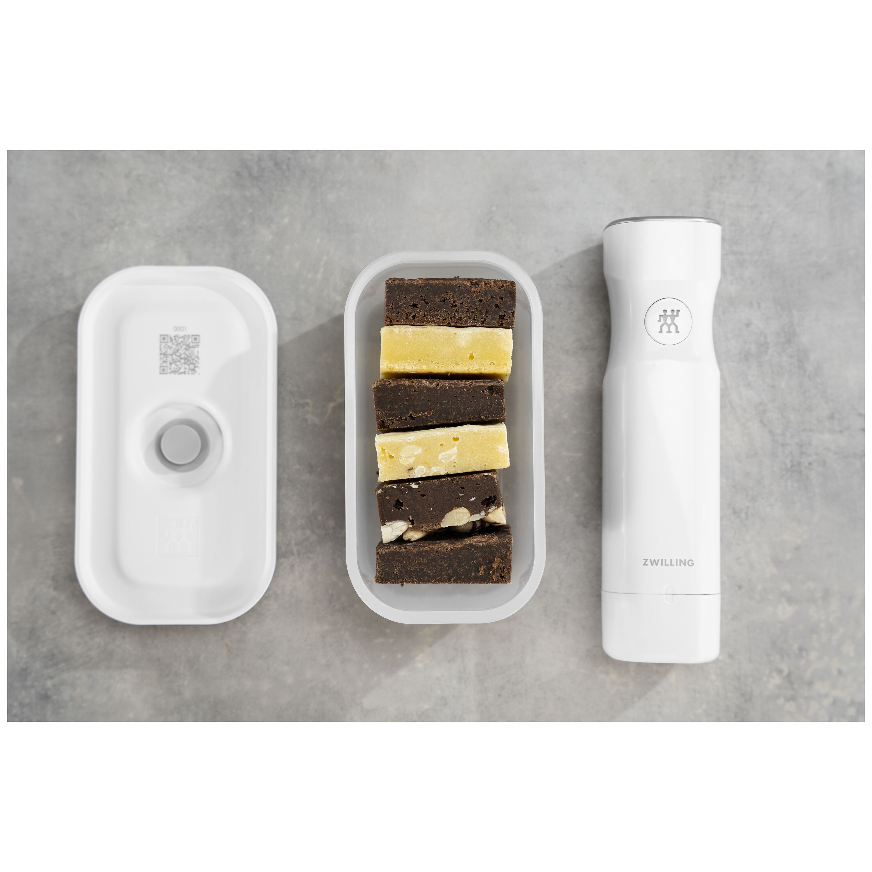 ZWILLING        Fresh & Save                Vakuum Lunchbox S, Kunststoff, Semitransparent-Grau