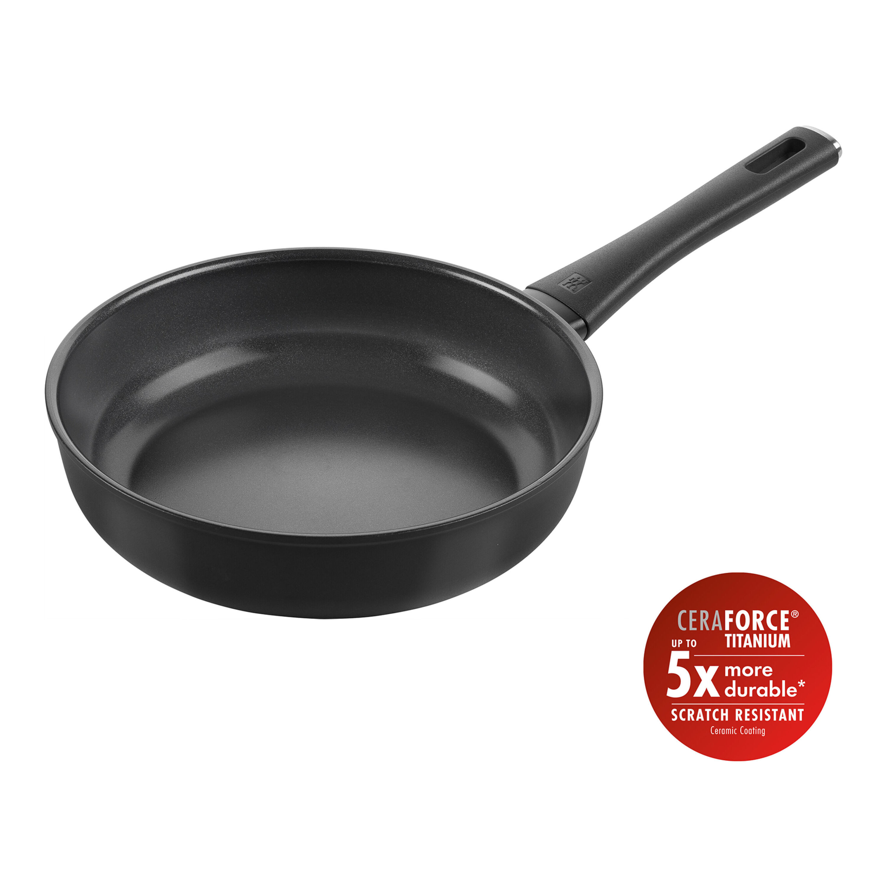 ZWILLING        Madura Plus                Schmorpfanne, 24 cm, Aluminium, Titanverstärkte keramische Antihaftbeschichtung