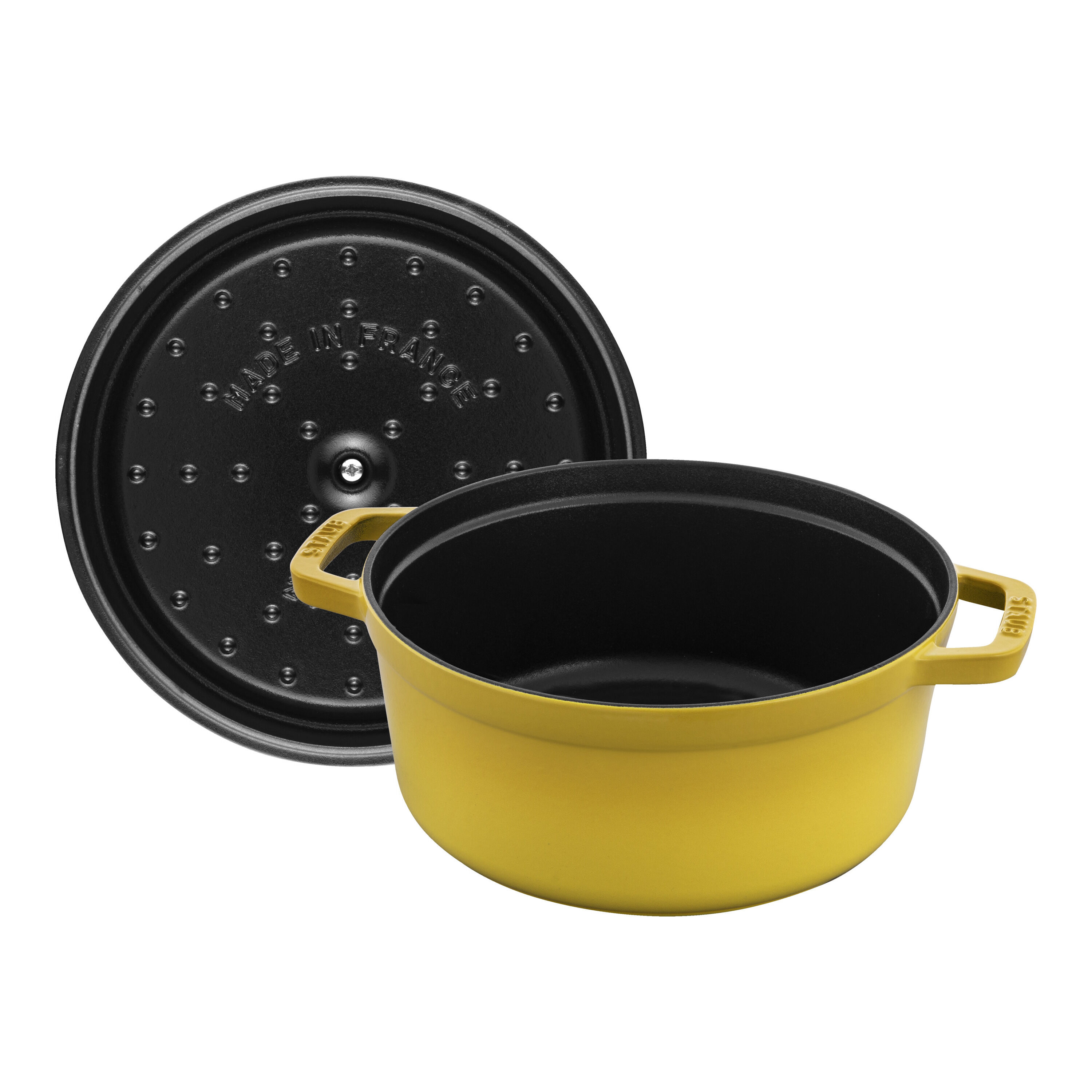 Staub        La Cocotte                Cocotte 24 cm, rund, Citron, Gusseisen