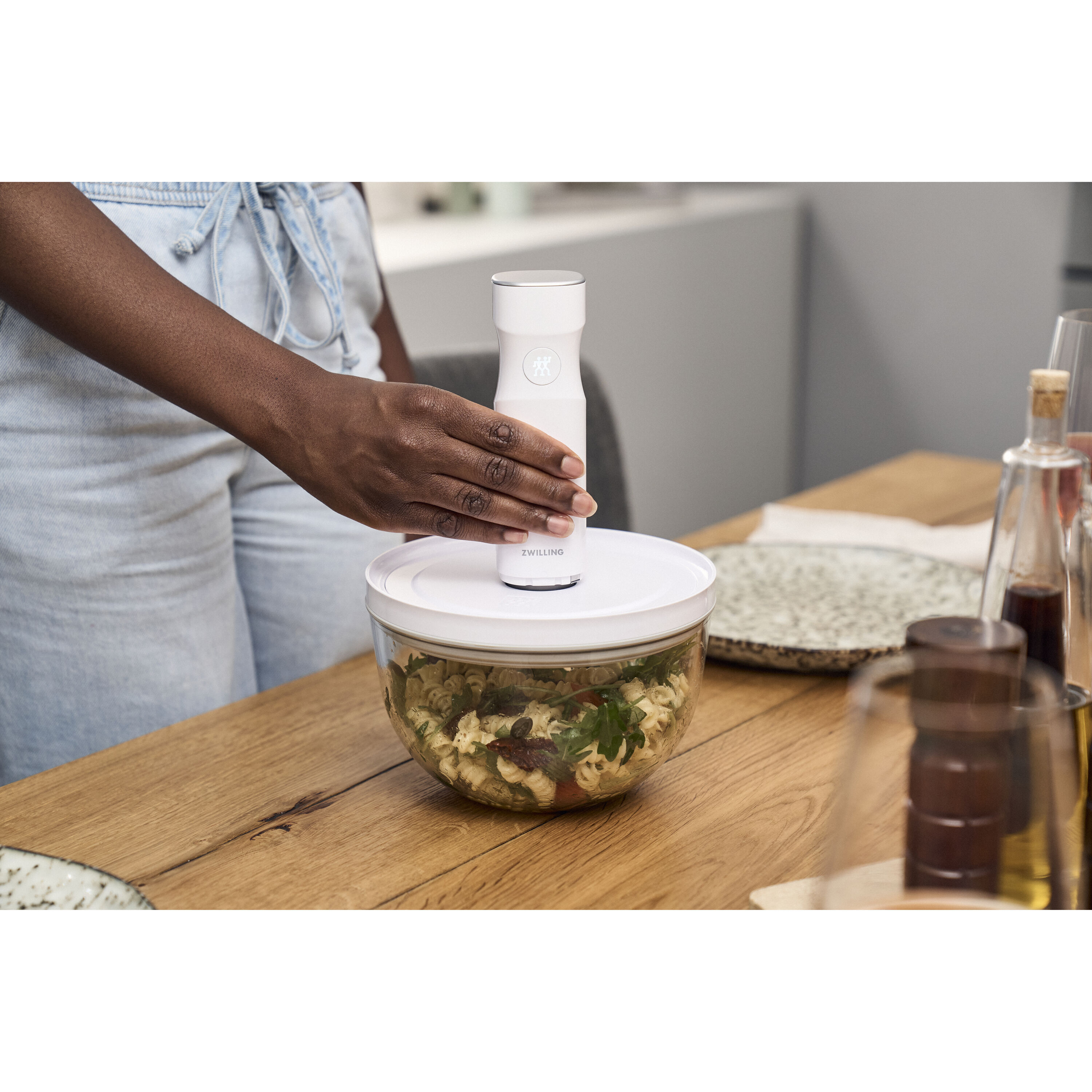 ZWILLING        Fresh & Save BOWLS                Vakuumschüssel M / 18 cm, Glas, Transparent