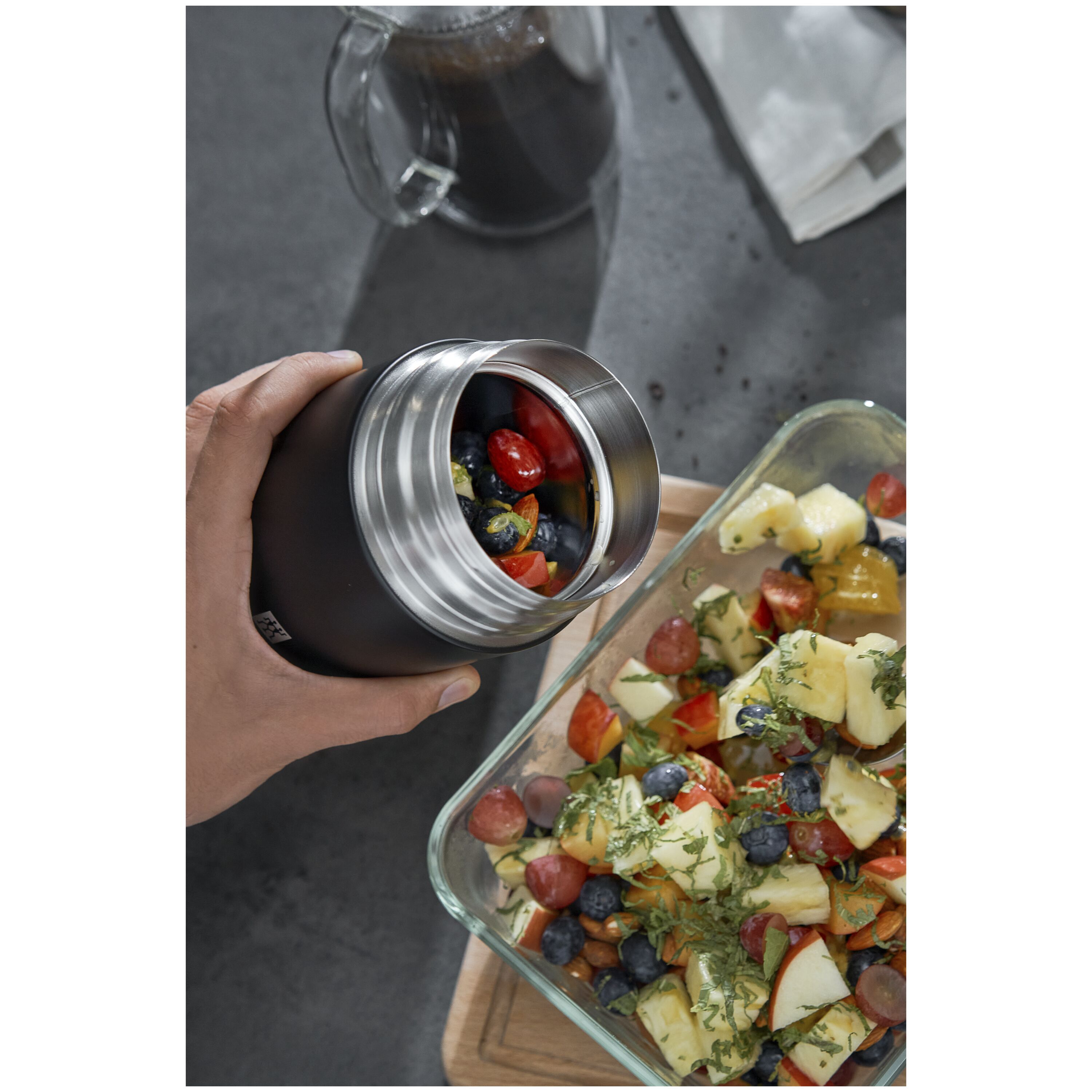 ZWILLING        Thermo                Speisegefäß, 700 ml, Edelstahl, Schwarz